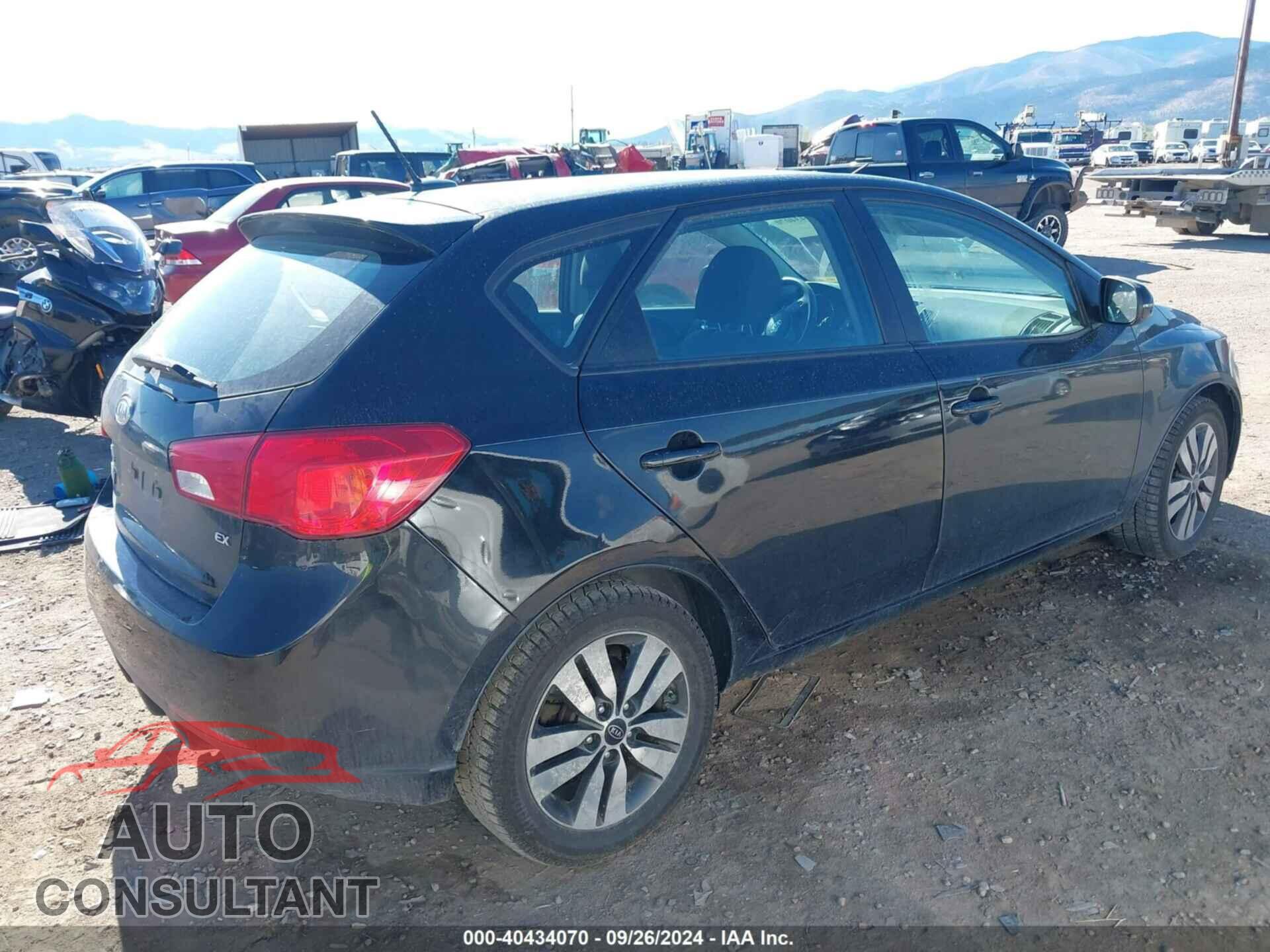 KIA FORTE 2013 - KNAFU5A2XD5729060