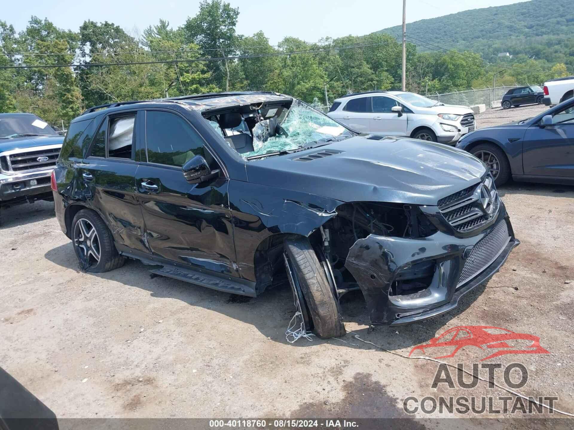 MERCEDES-BENZ GLE 350 2017 - 4JGDA5HB2HA893629