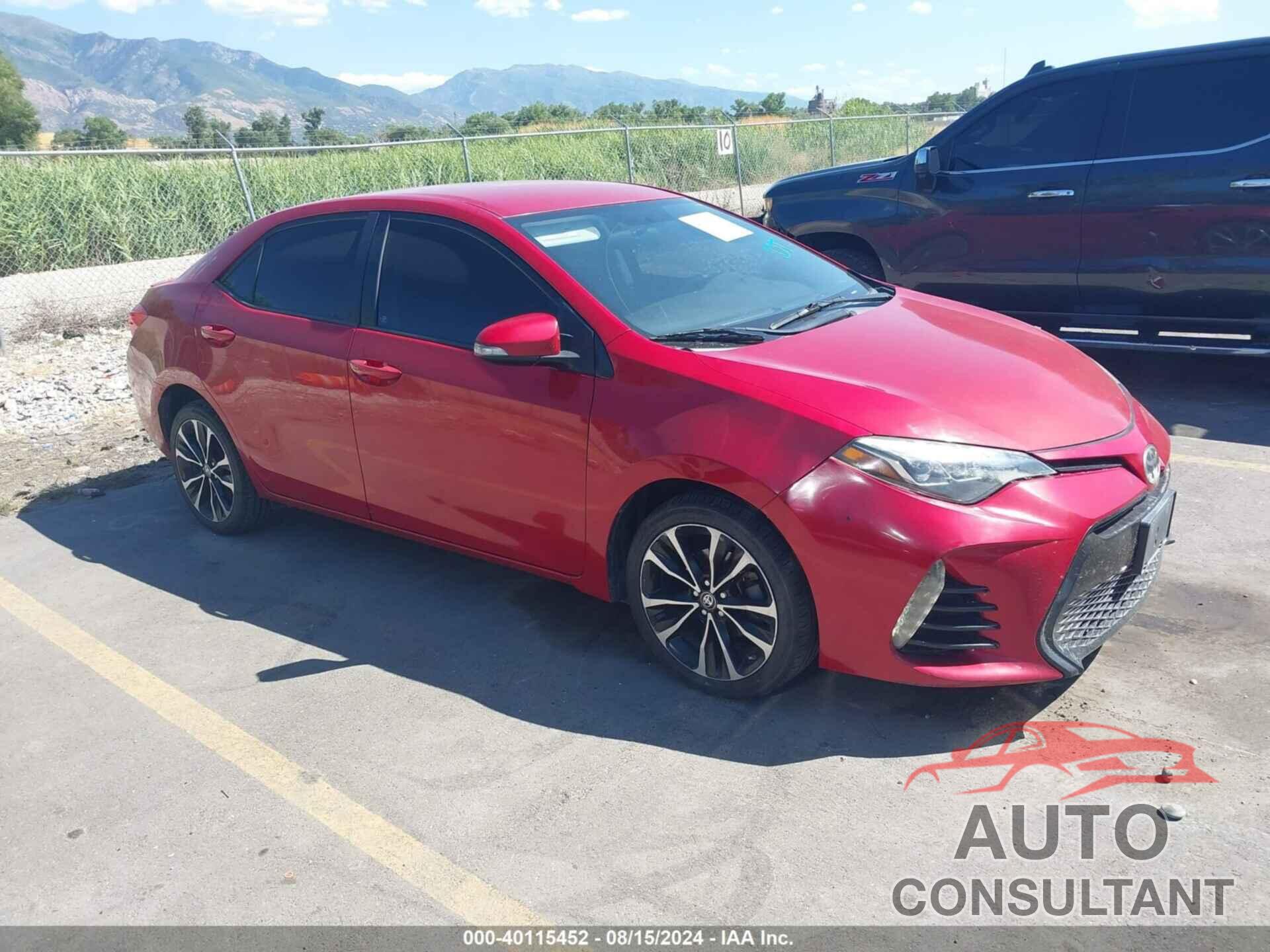 TOYOTA COROLLA 2017 - 2T1BURHE7HC803374