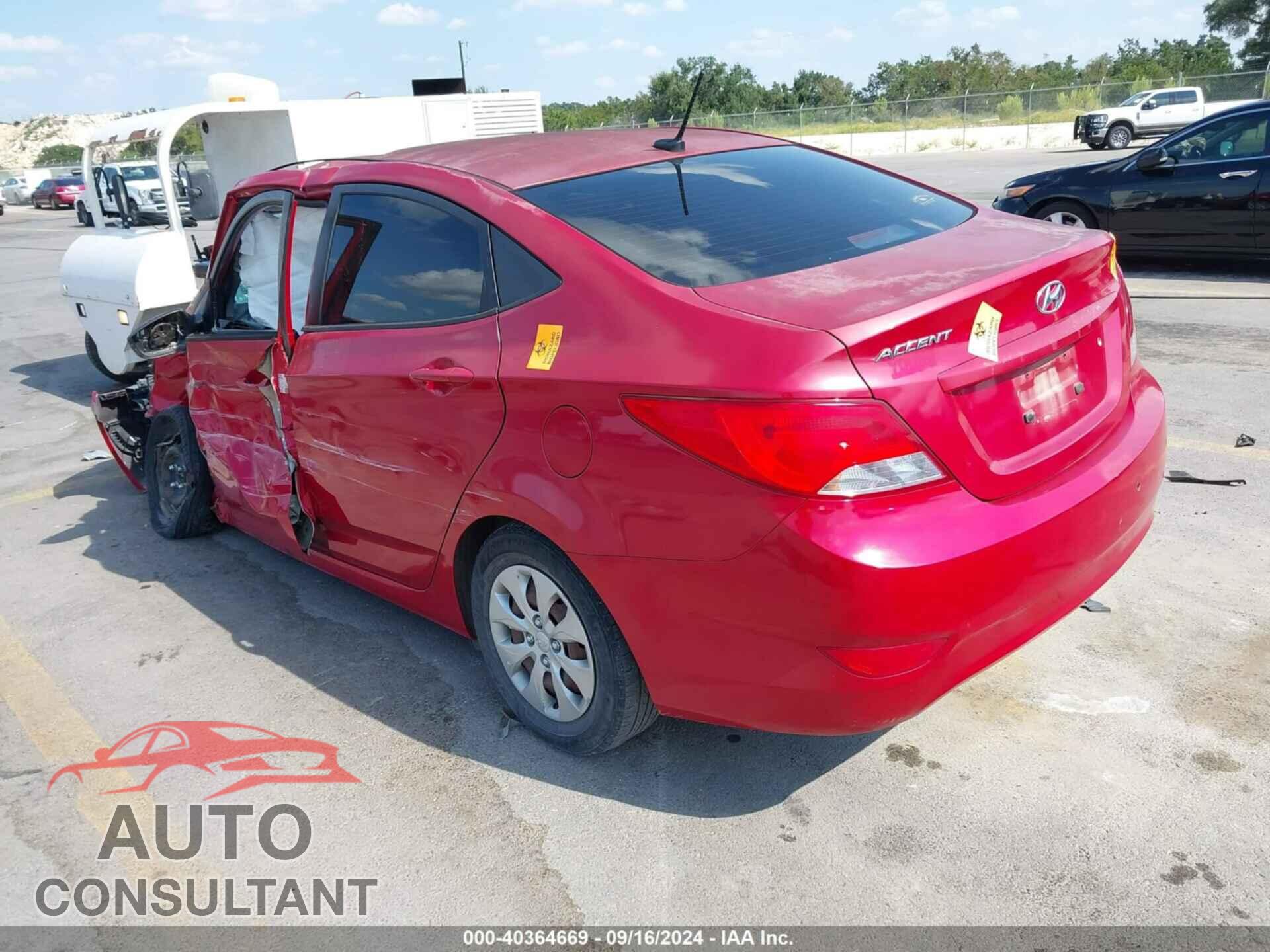 HYUNDAI ACCENT 2015 - KMHCT4AE2FU794440