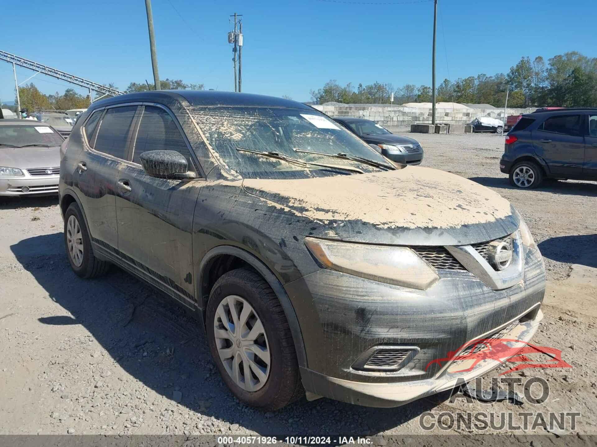 NISSAN ROGUE 2016 - 5N1AT2MT2GC922284