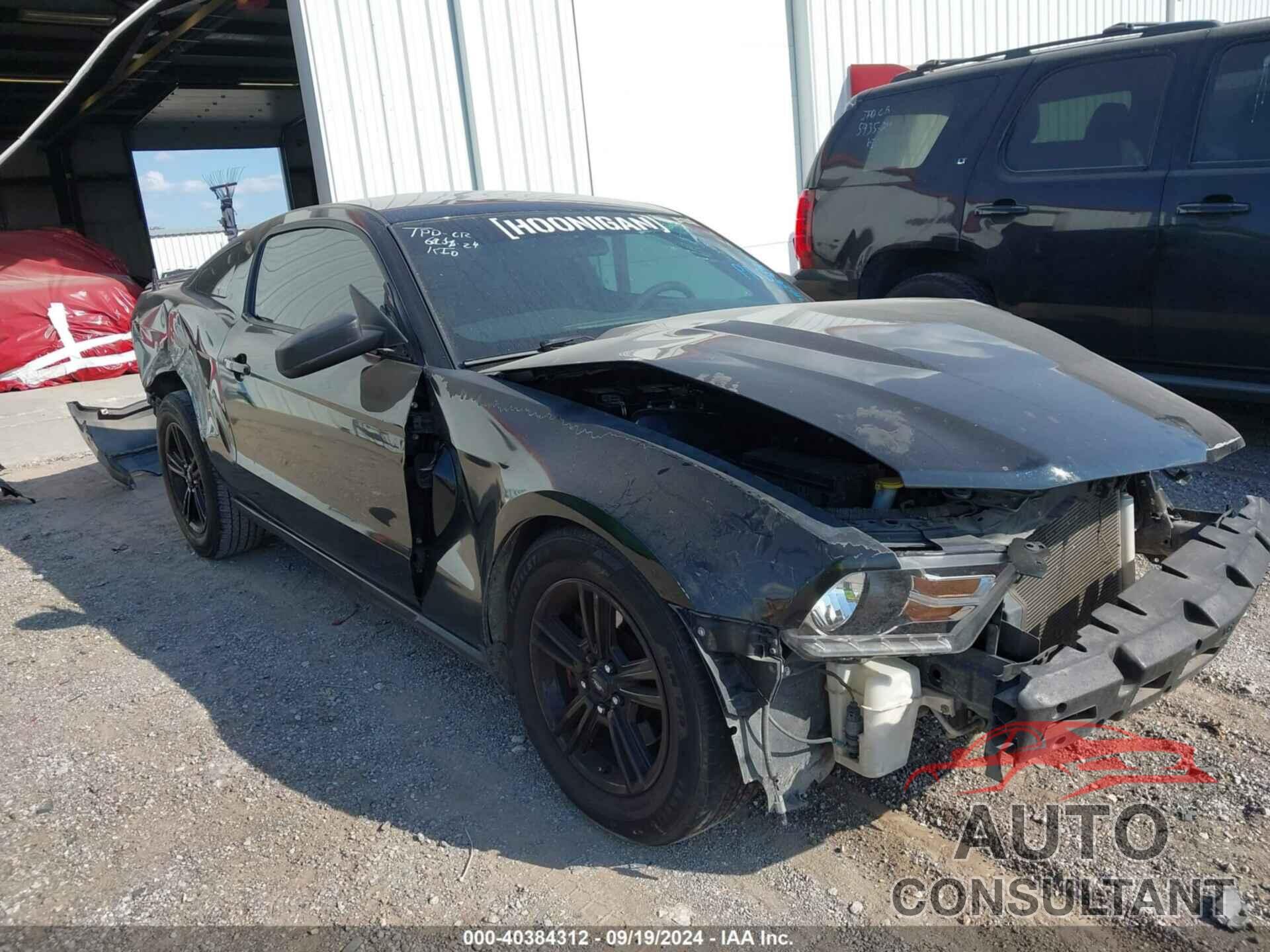 FORD MUSTANG 2012 - 1ZVBP8AM9C5281174