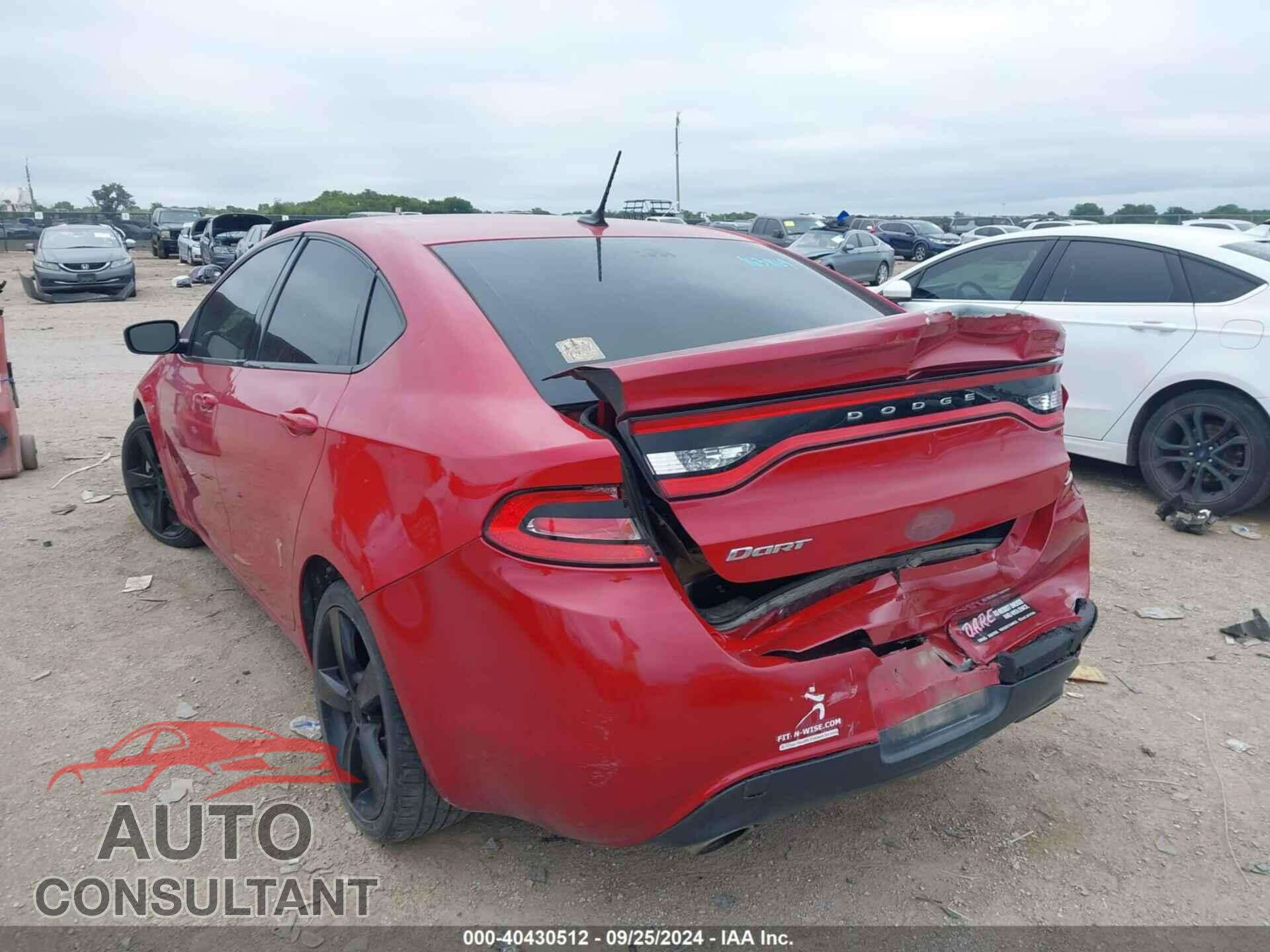 DODGE DART 2016 - 1C3CDFBB9GD635745
