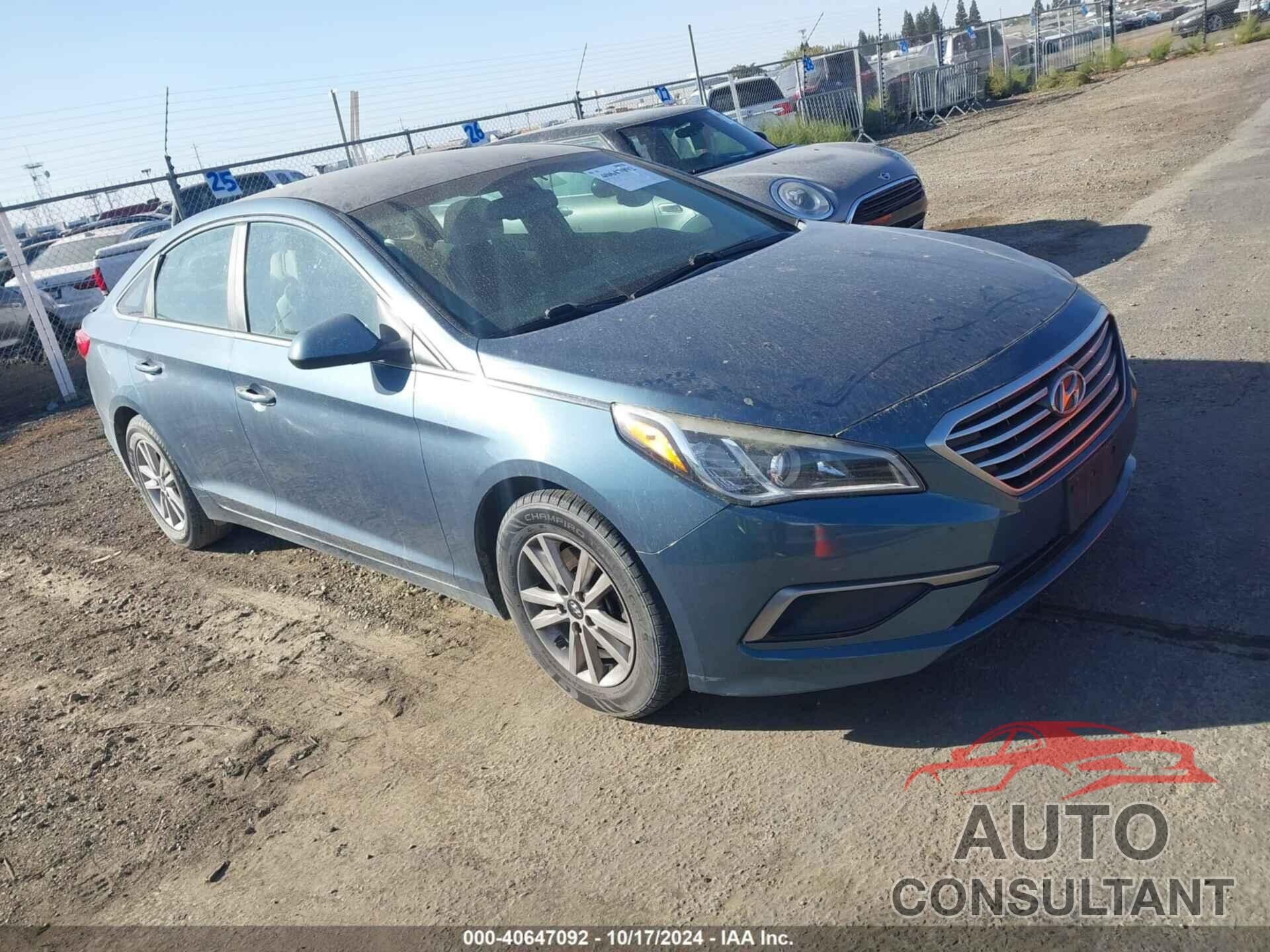 HYUNDAI SONATA 2016 - 5NPE24AF4GH281307