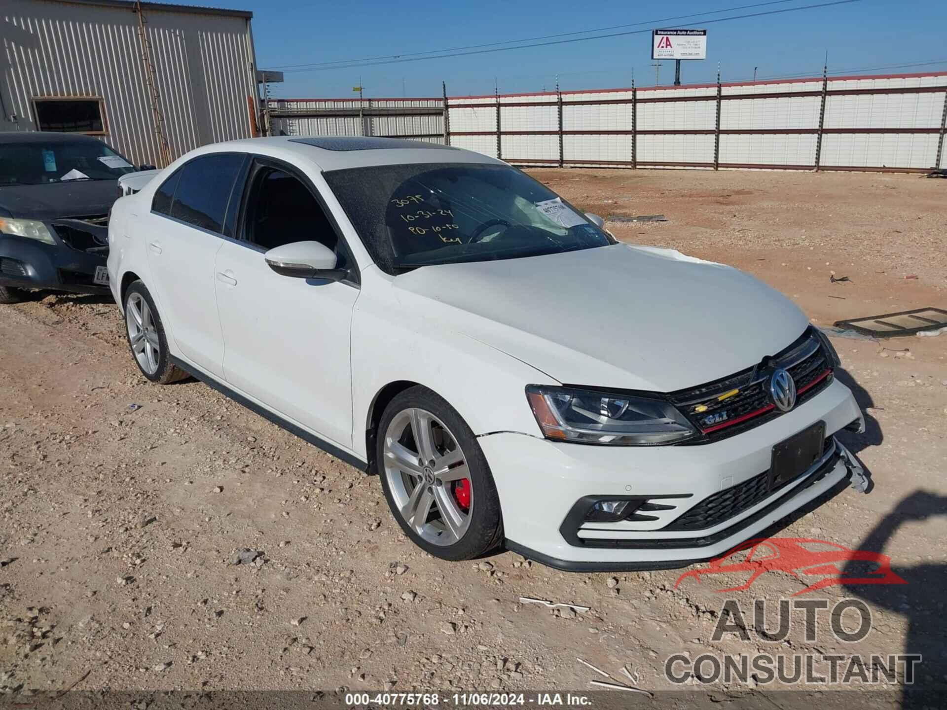 VOLKSWAGEN JETTA 2017 - 3VW4T7AJ0HM213075