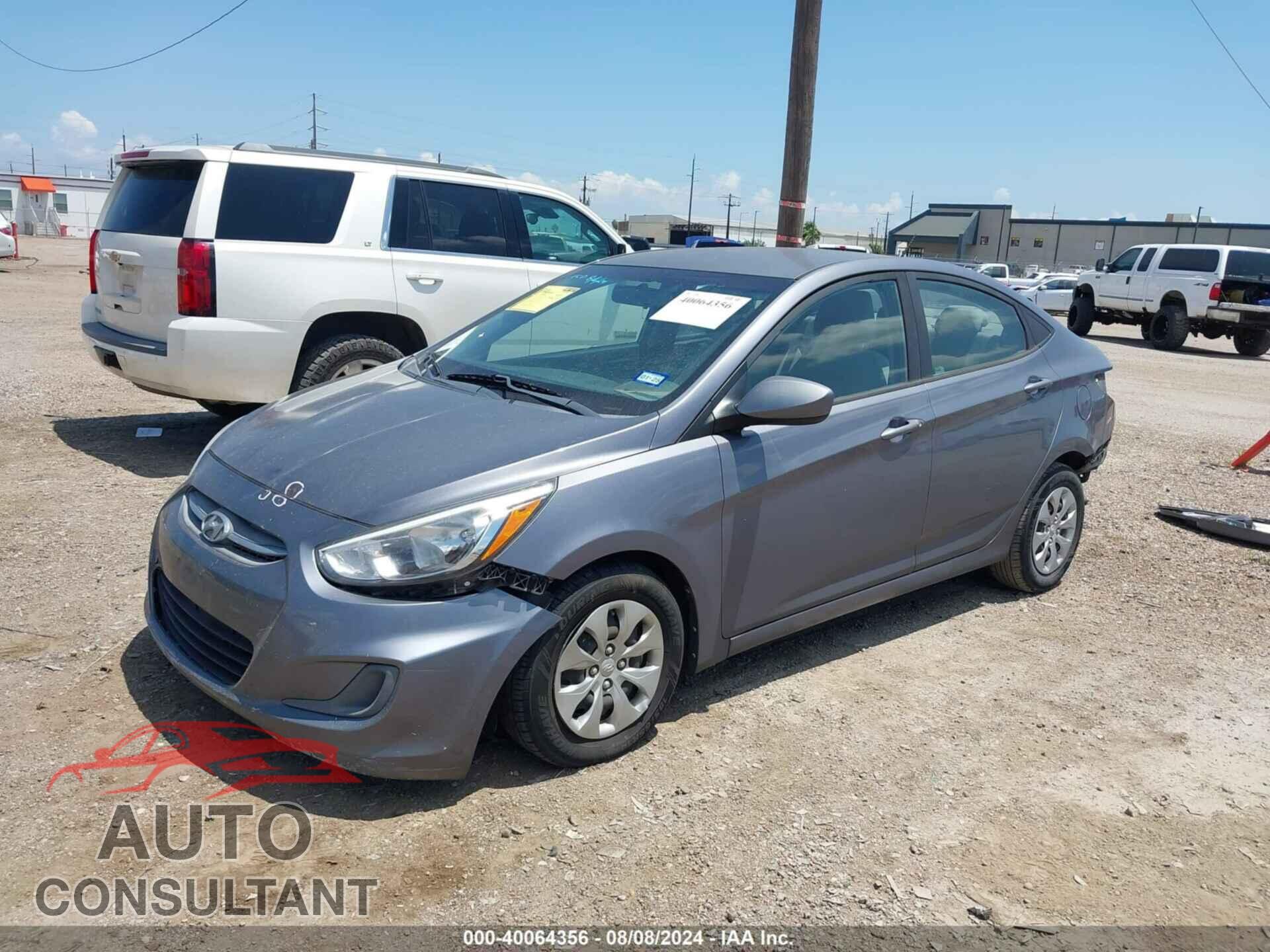 HYUNDAI ACCENT 2017 - KMHCT4AE8HU306417