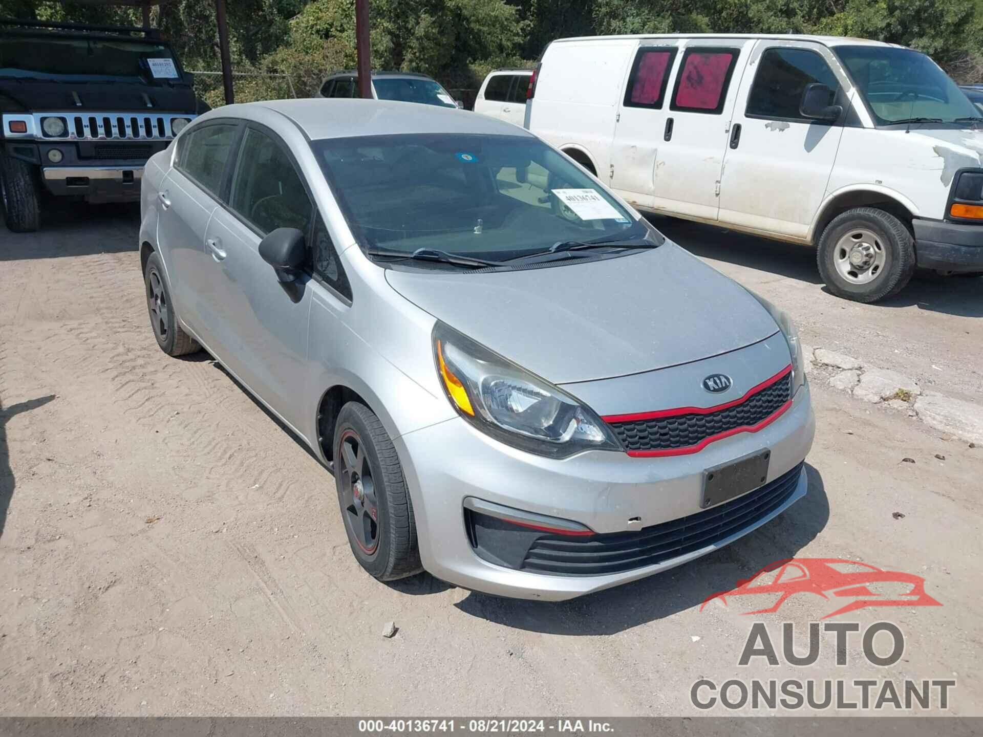 KIA RIO 2017 - KNADM4A31H6049008