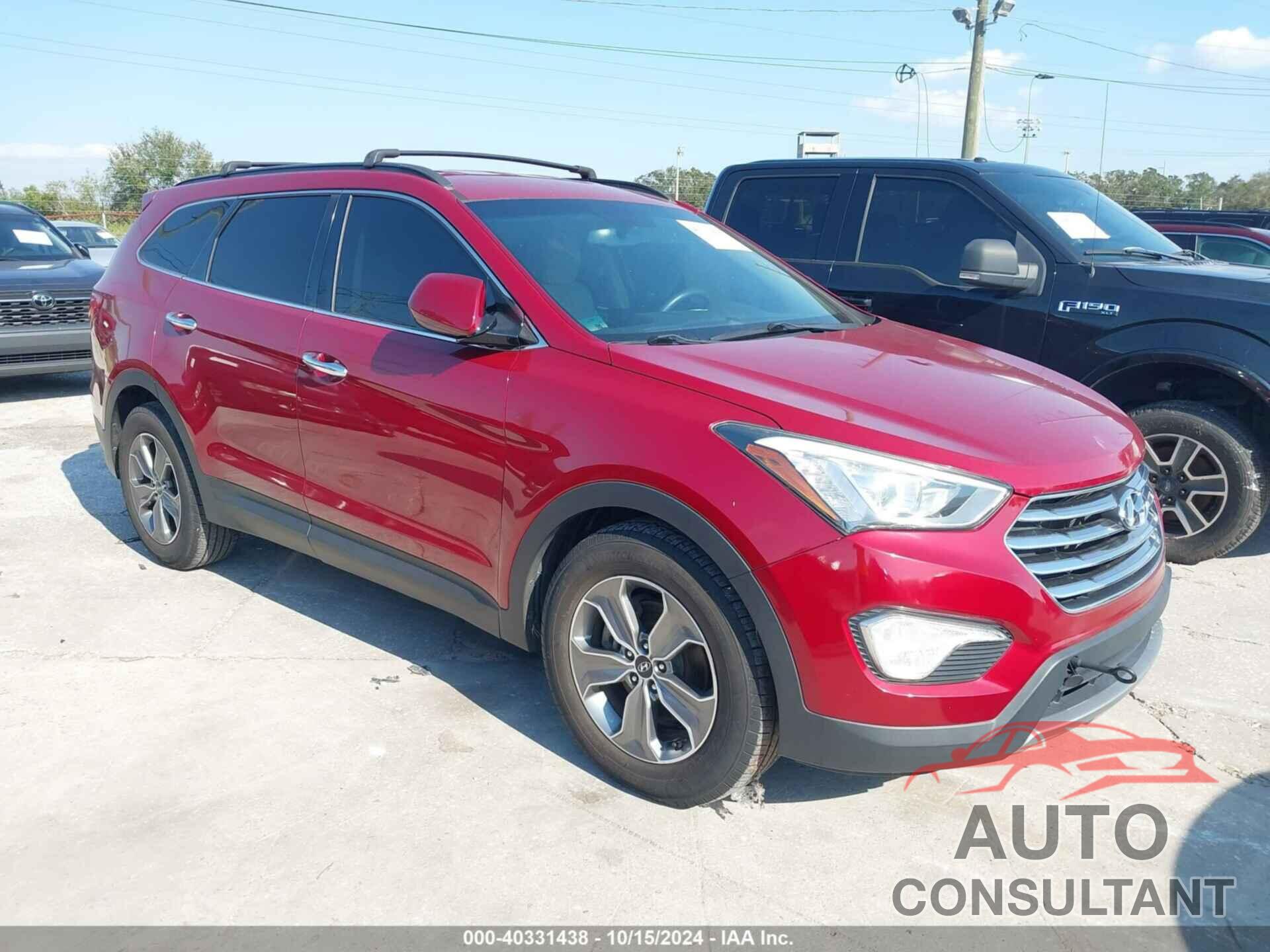 HYUNDAI SANTA FE 2016 - KM8SM4HF0GU135667