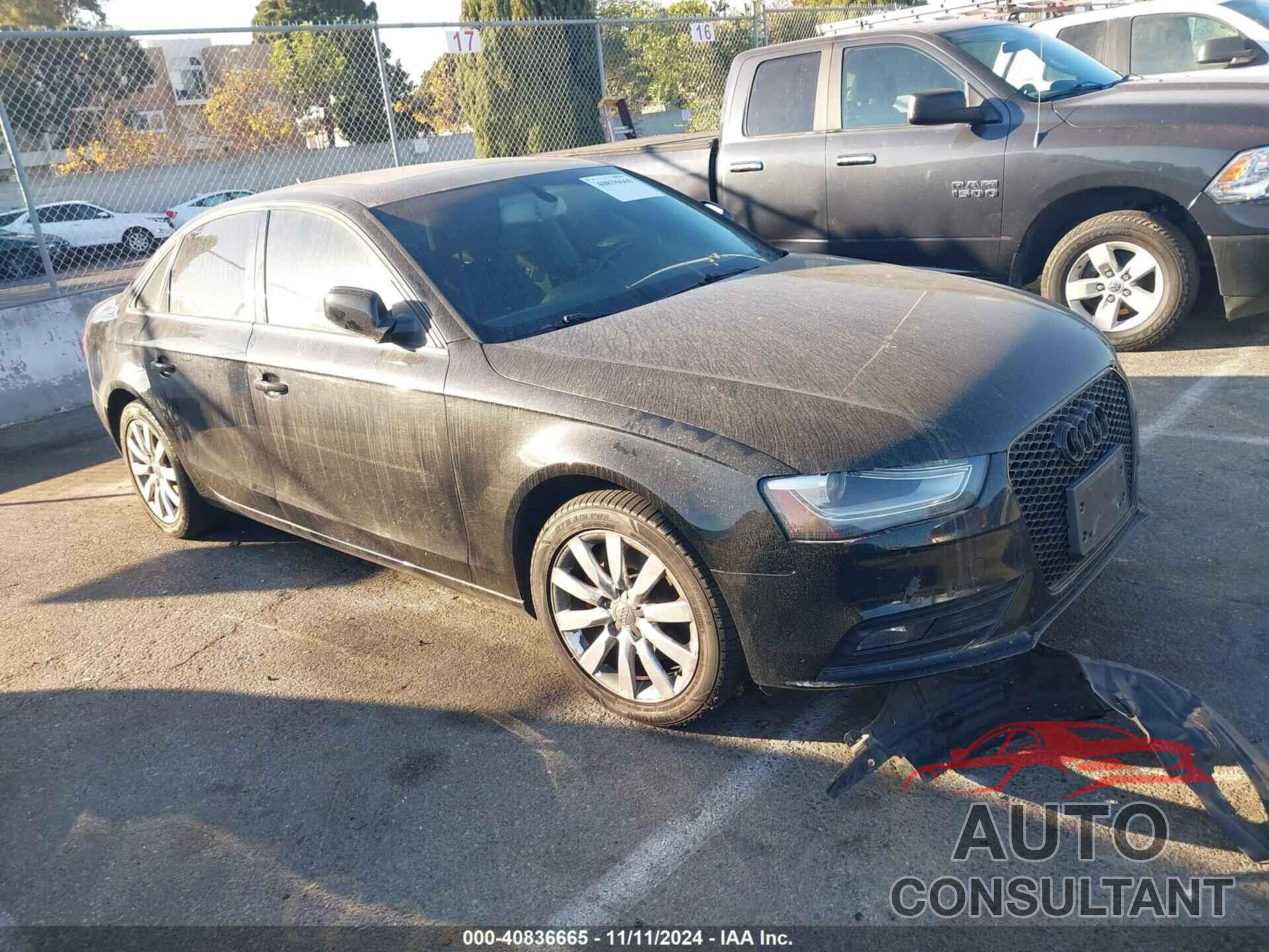 AUDI A4 2013 - WAUAFAFL8DN034641