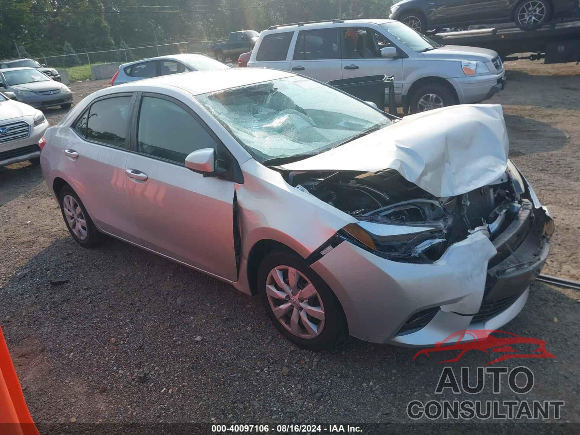 TOYOTA COROLLA 2016 - 2T1BURHE4GC684925