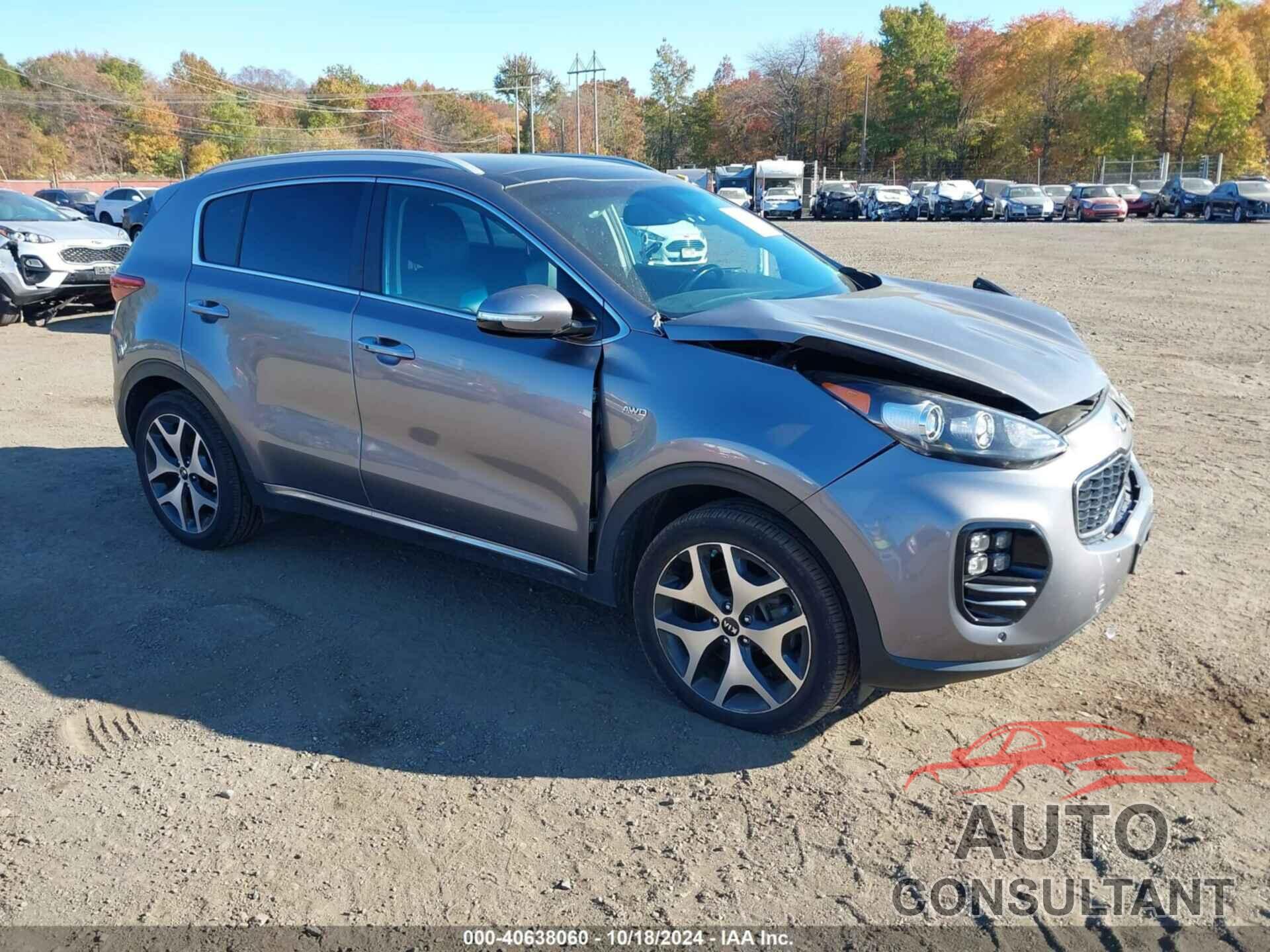 KIA SPORTAGE 2017 - KNDPRCA65H7209682