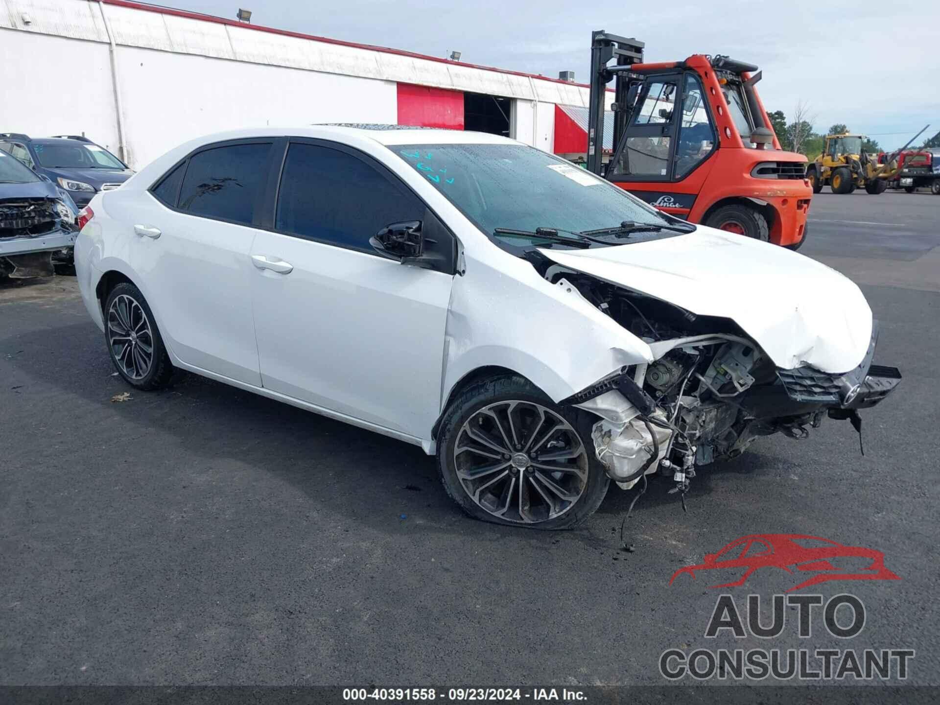 TOYOTA COROLLA 2016 - 2T1BURHE2GC531542