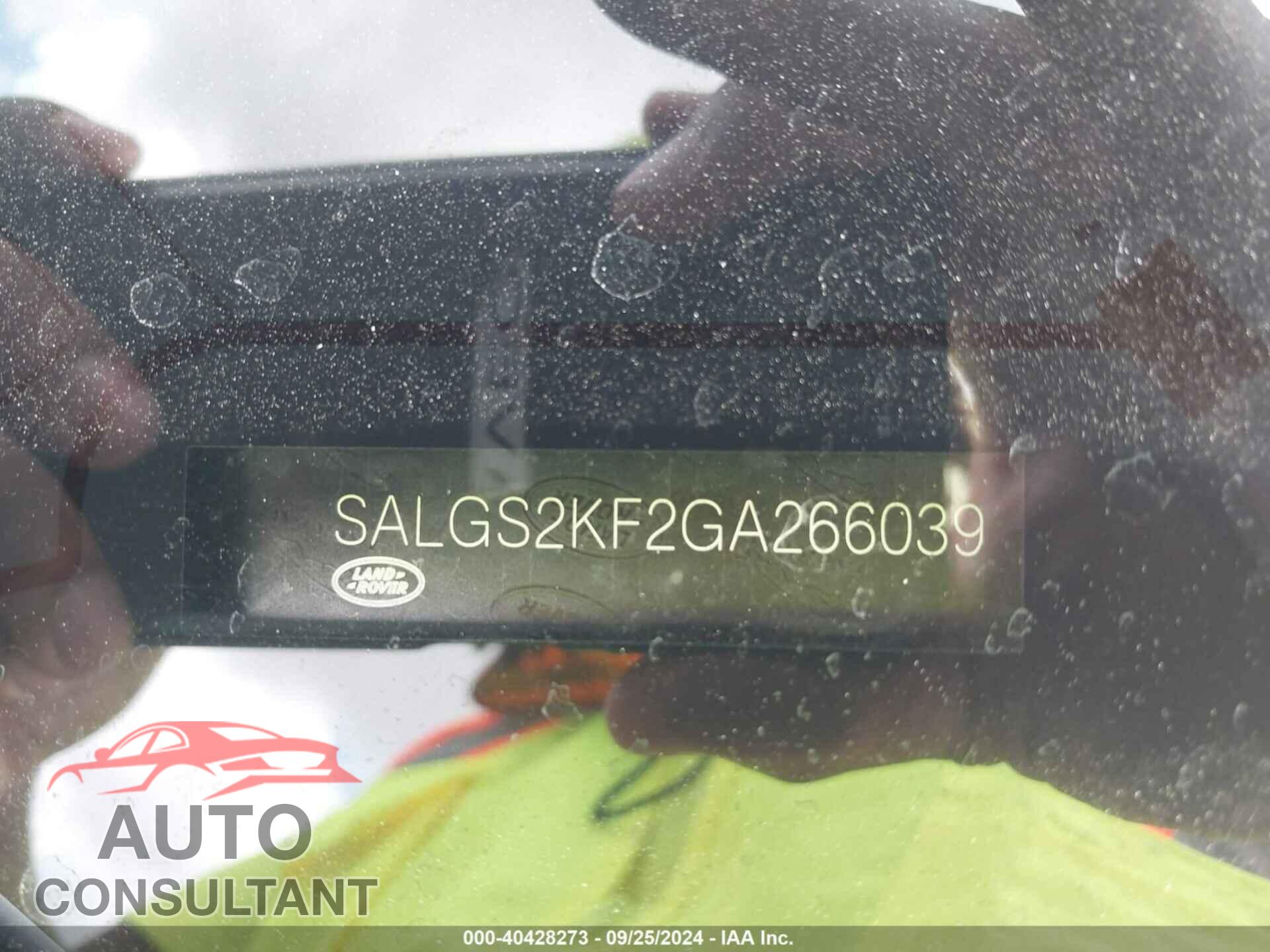 LAND ROVER RANGE ROVER 2016 - SALGS2KF2GA266039