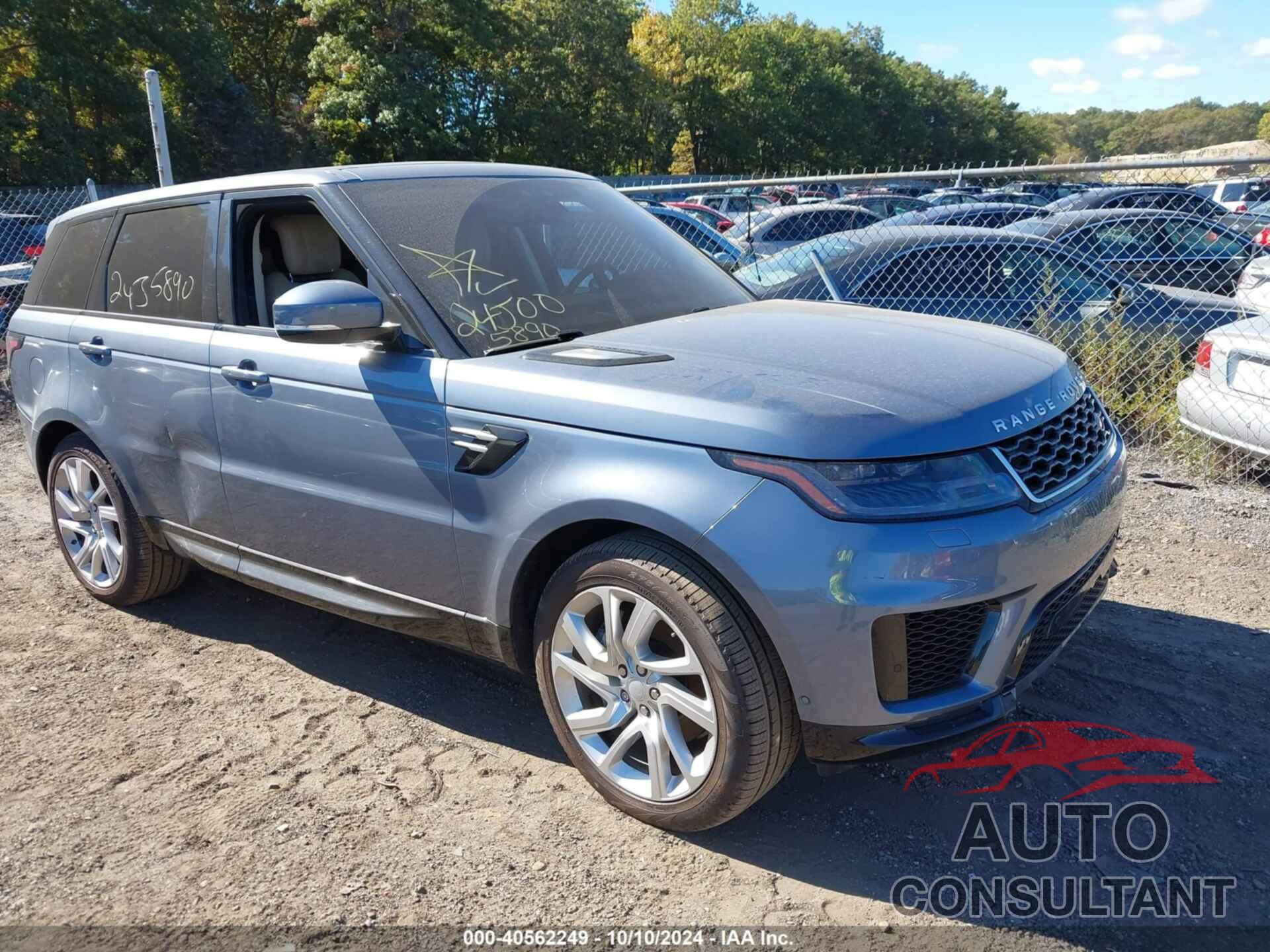 LAND ROVER RANGE ROVER SPORT 2020 - SALWR2SU7LA758159