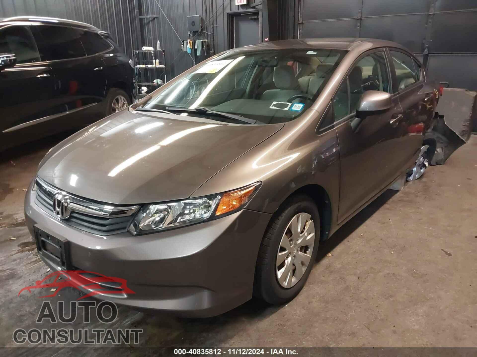 HONDA CIVIC 2012 - 19XFB2F52CE380988