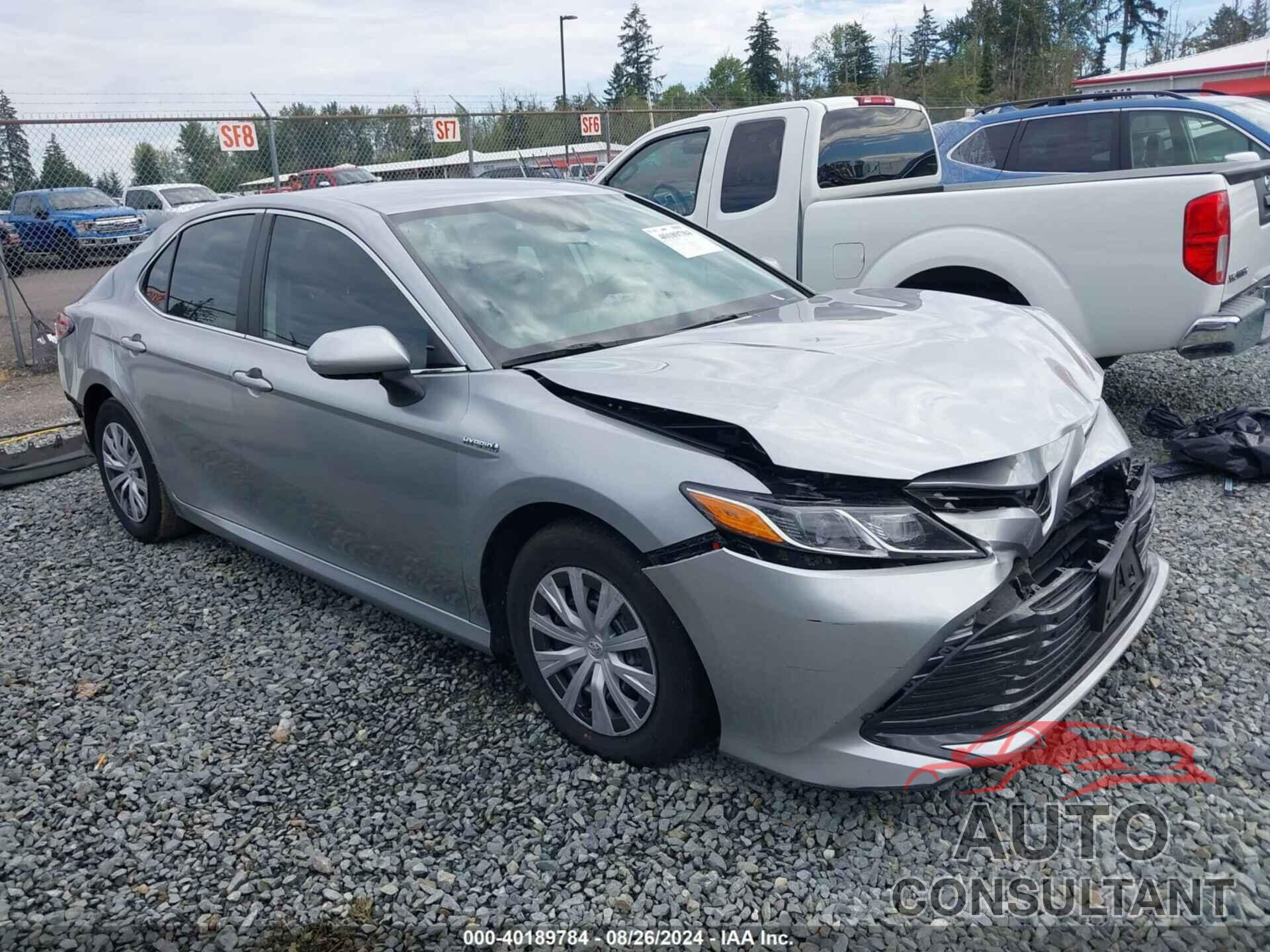 TOYOTA CAMRY 2020 - 4T1C31AK4LU524058