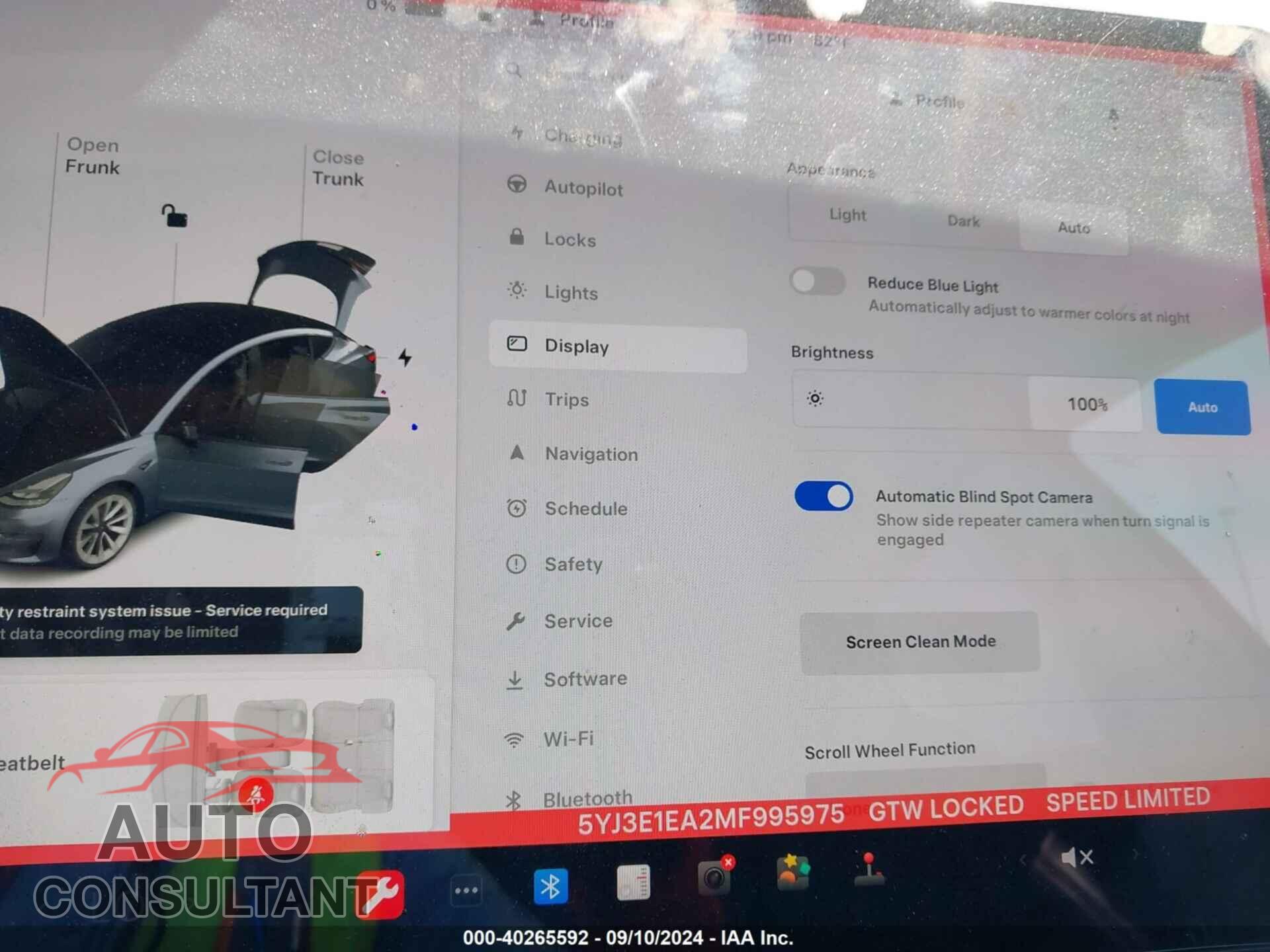 TESLA MODEL 3 2021 - 5YJ3E1EA2MF995975