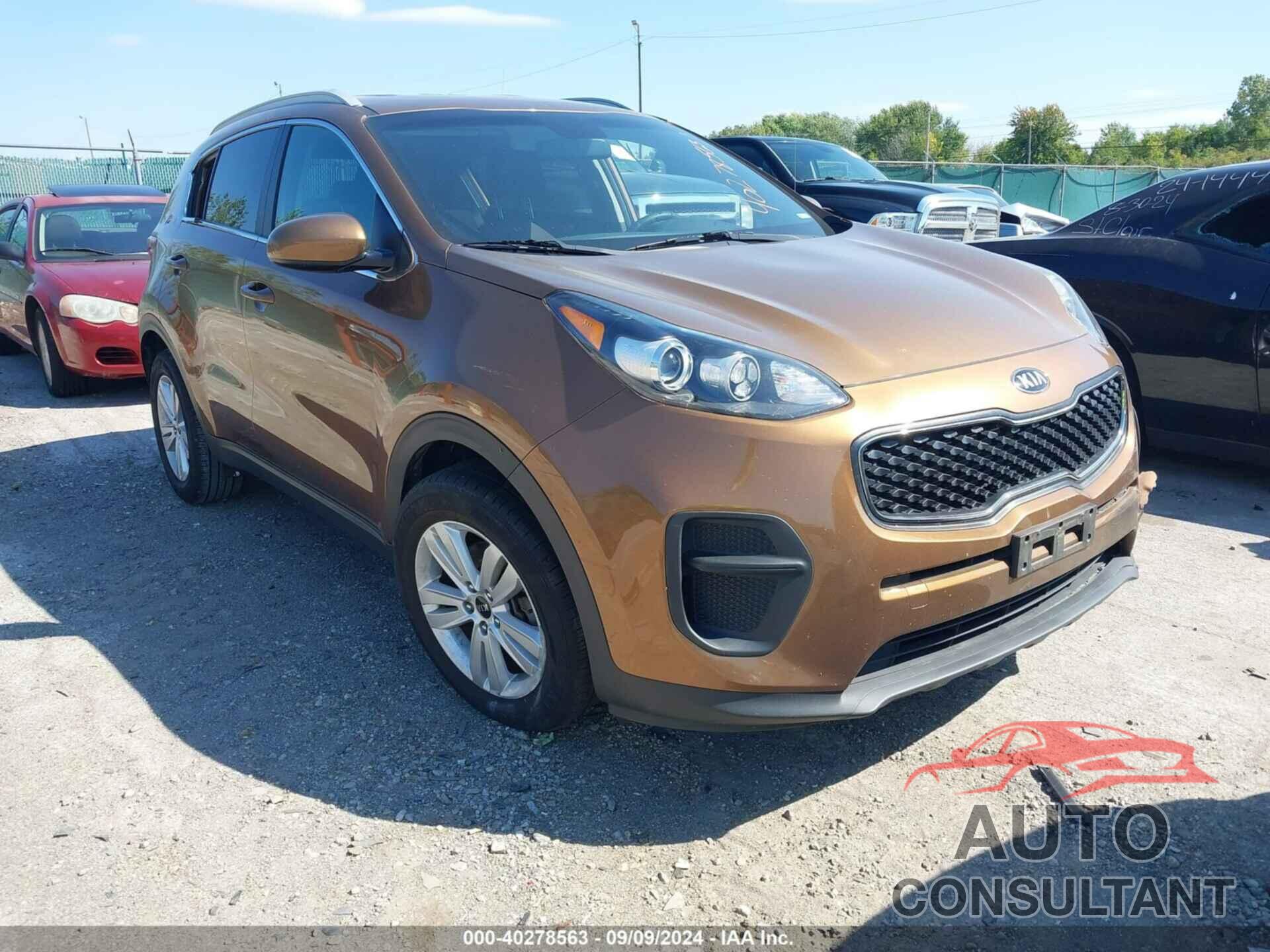 KIA SPORTAGE 2017 - KNDPM3AC2H7065478