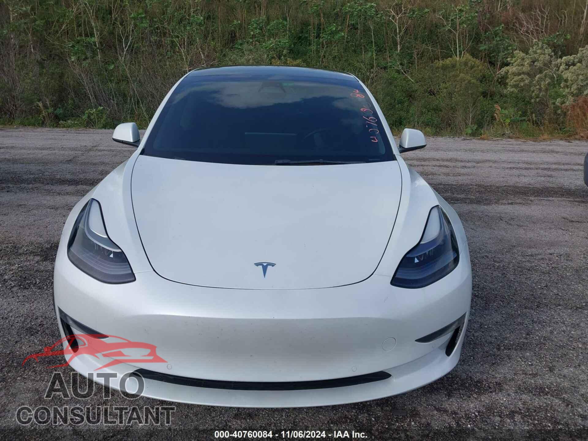 TESLA MODEL 3 2022 - 5YJ3E1EB9NF310011