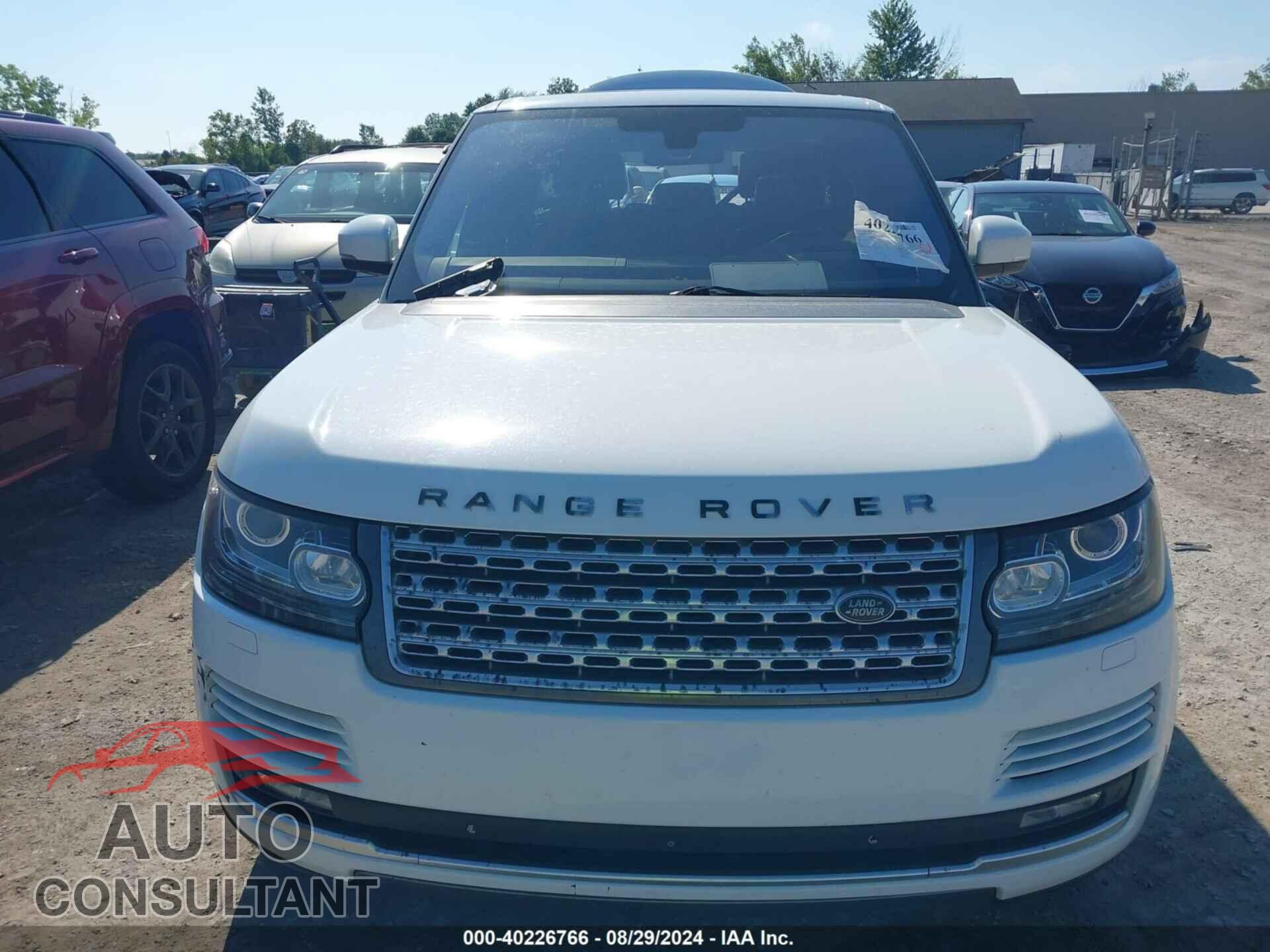 LAND ROVER RANGE ROVER 2016 - SALGS2EF4GA305435