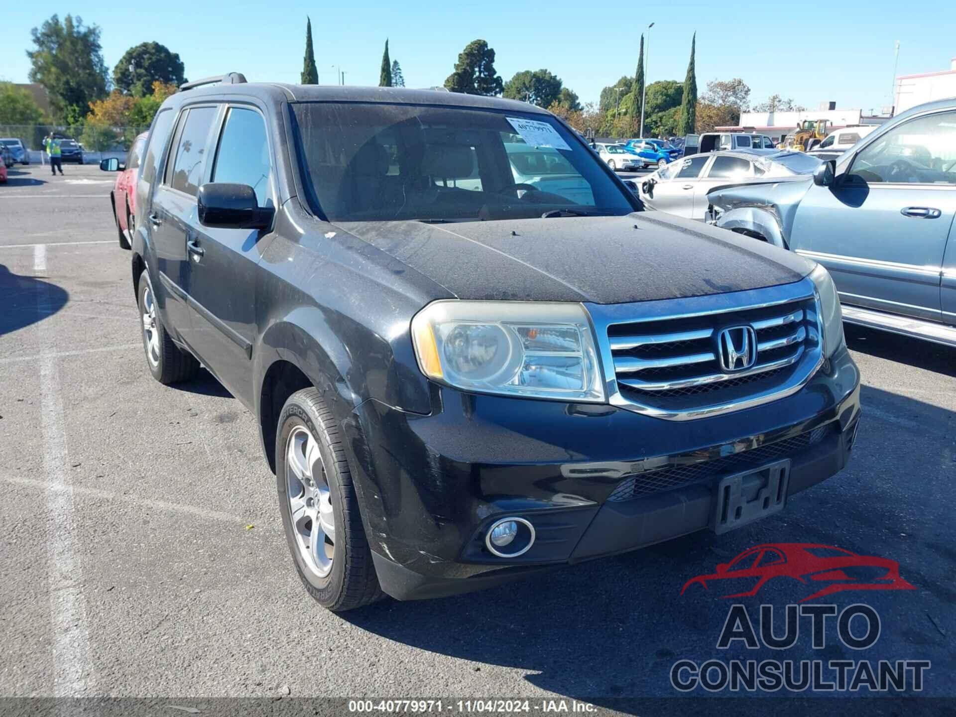 HONDA PILOT 2013 - 5FNYF3H76DB021334