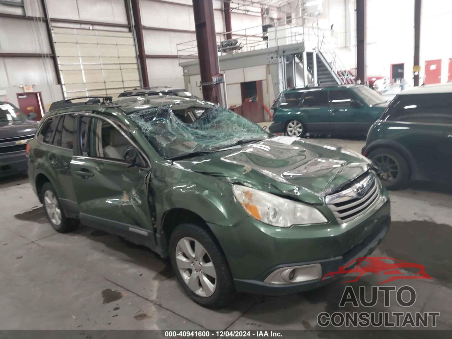 SUBARU OUTBACK 2012 - 4S4BRBCC3C3300291