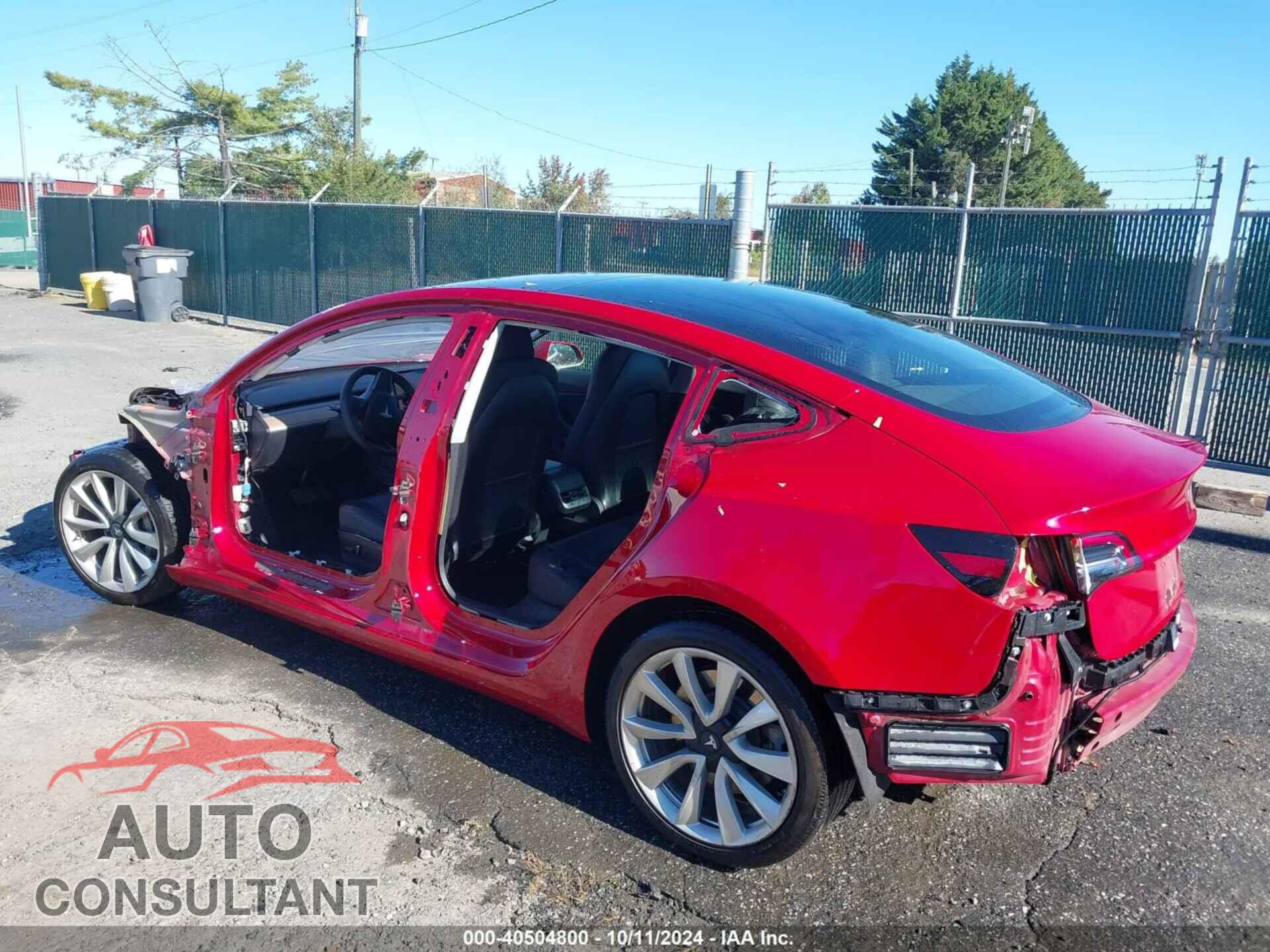 TESLA MODEL 3 2018 - 5YJ3E1EBXJF117294