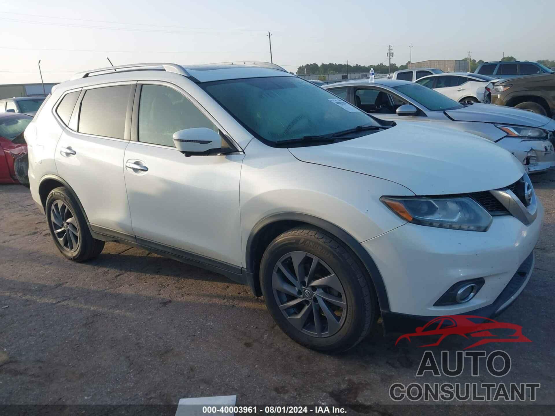 NISSAN ROGUE 2016 - 5N1AT2MT0GC779724