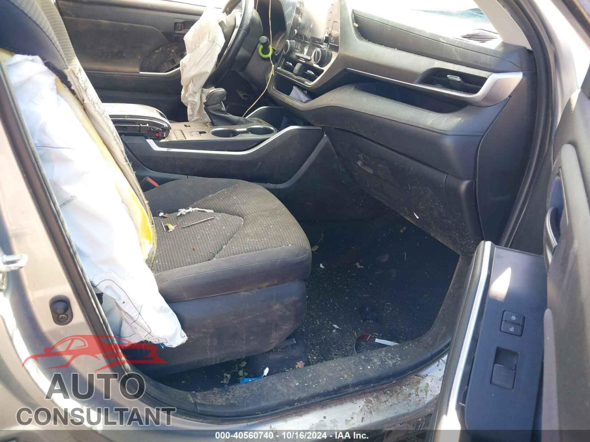 TOYOTA HIGHLANDER 2021 - 5TDZZRAH3MS524736