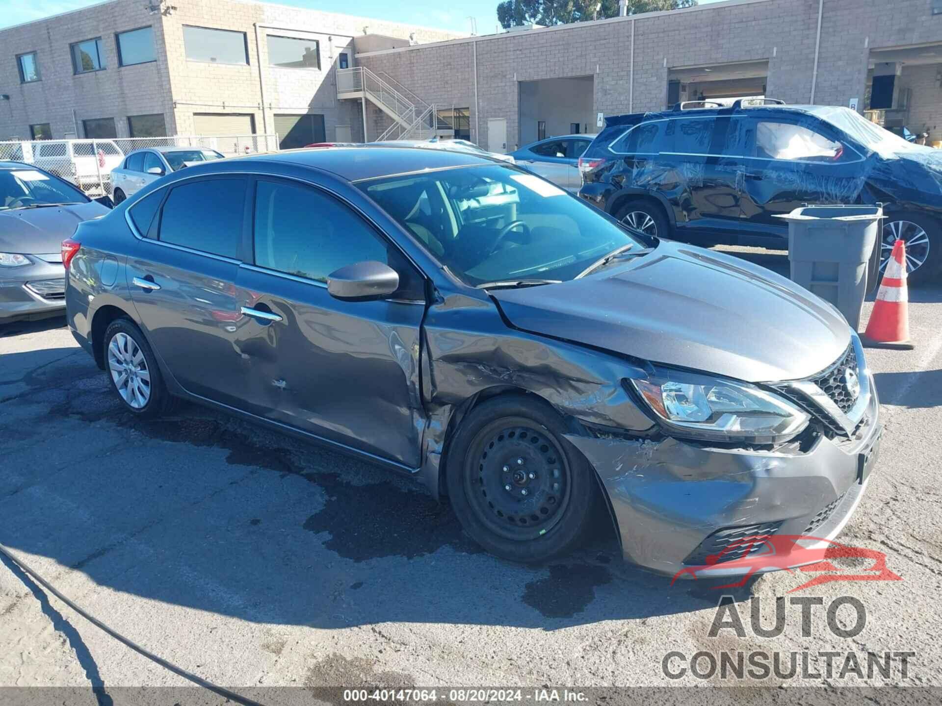 NISSAN SENTRA 2019 - 3N1AB7AP0KY272529