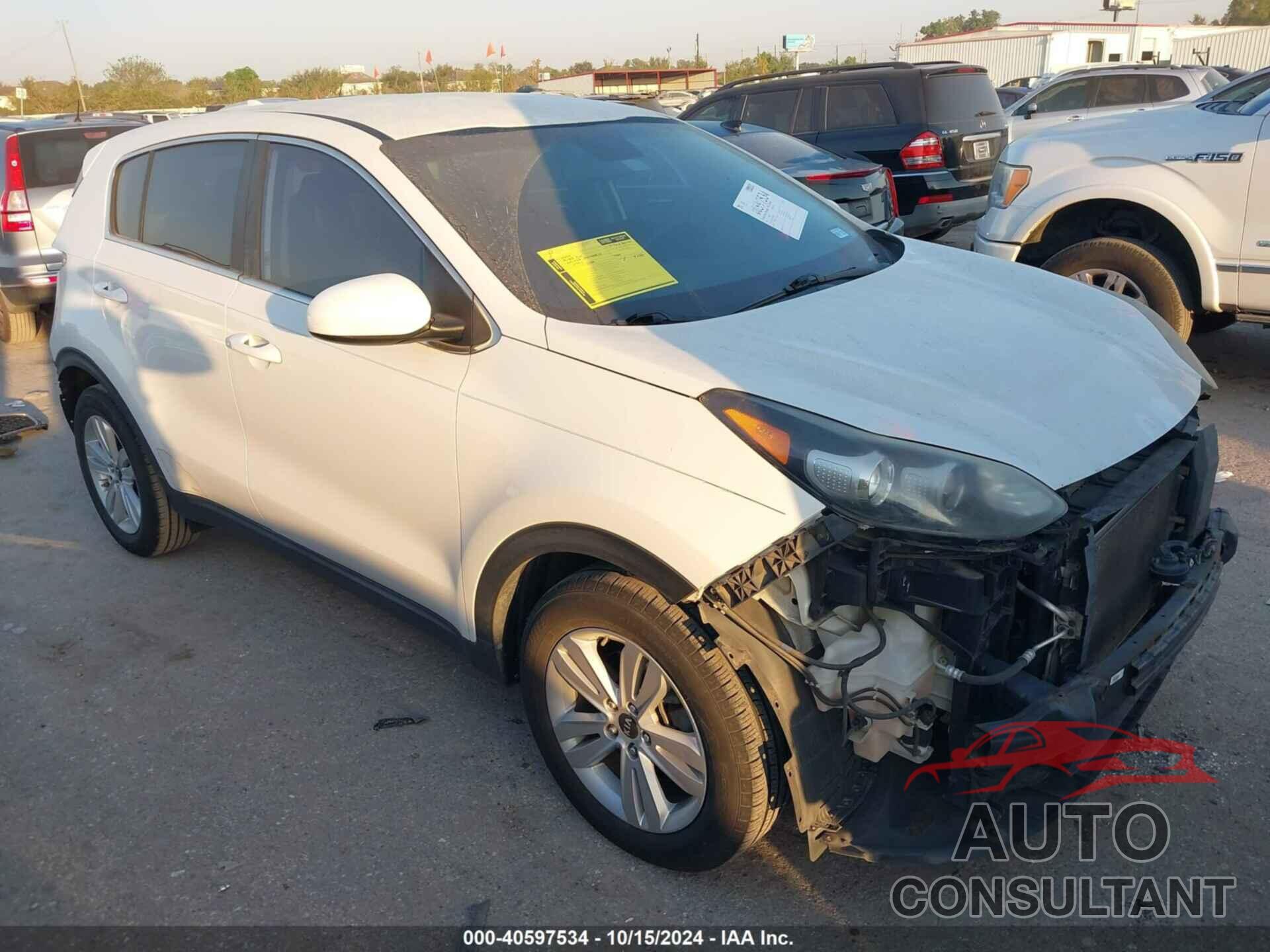 KIA SPORTAGE 2017 - KNDPM3ACXH7053983