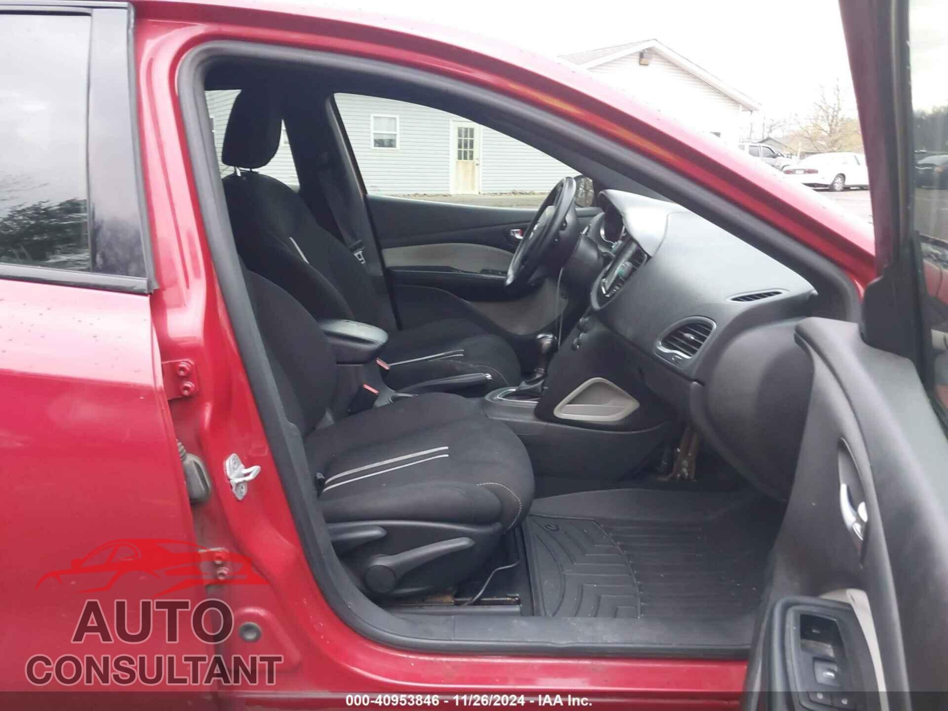 DODGE DART 2013 - 1C3CDFBA8DD107200