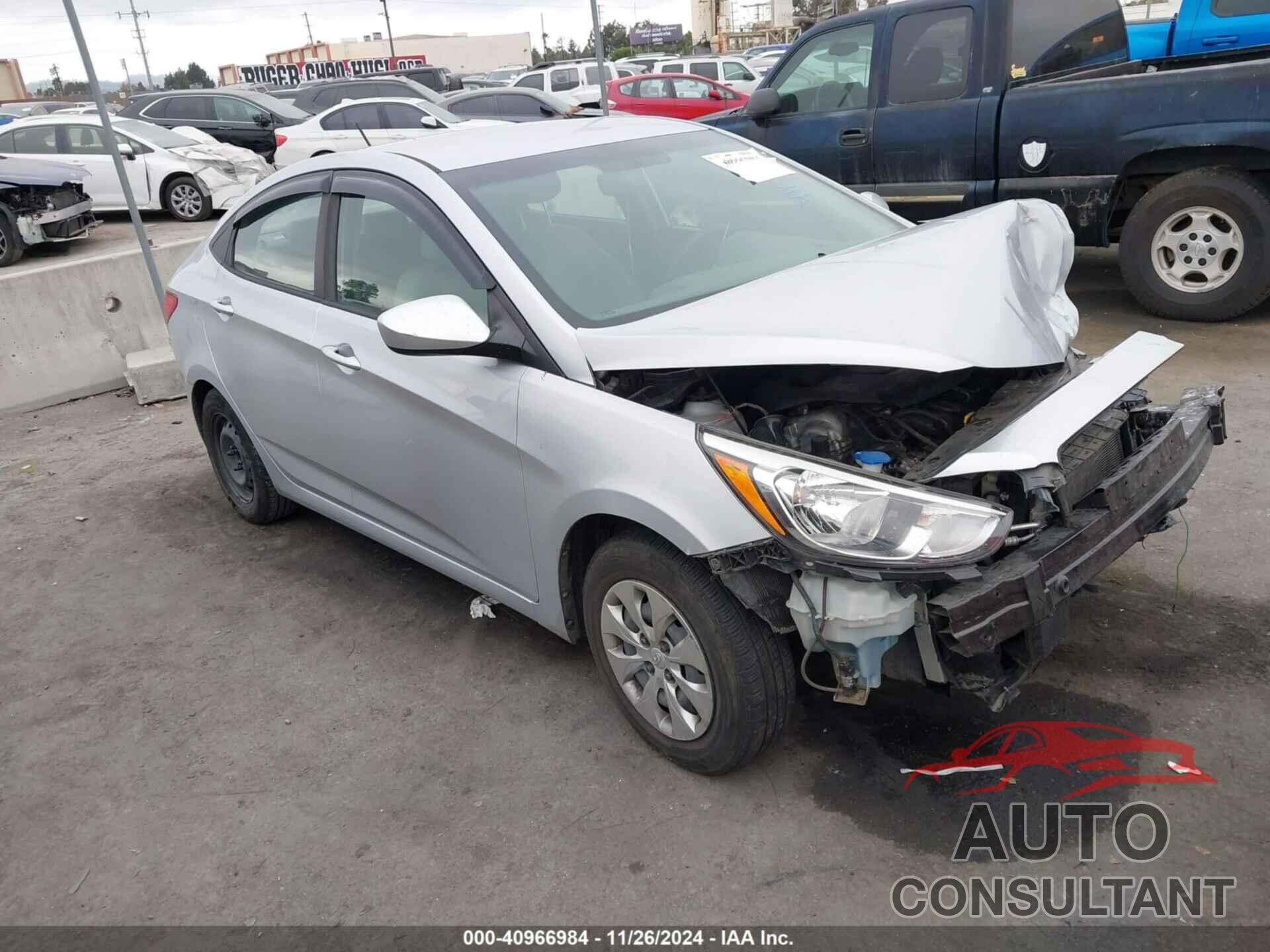 HYUNDAI ACCENT 2017 - KMHCT4AE1HU300572