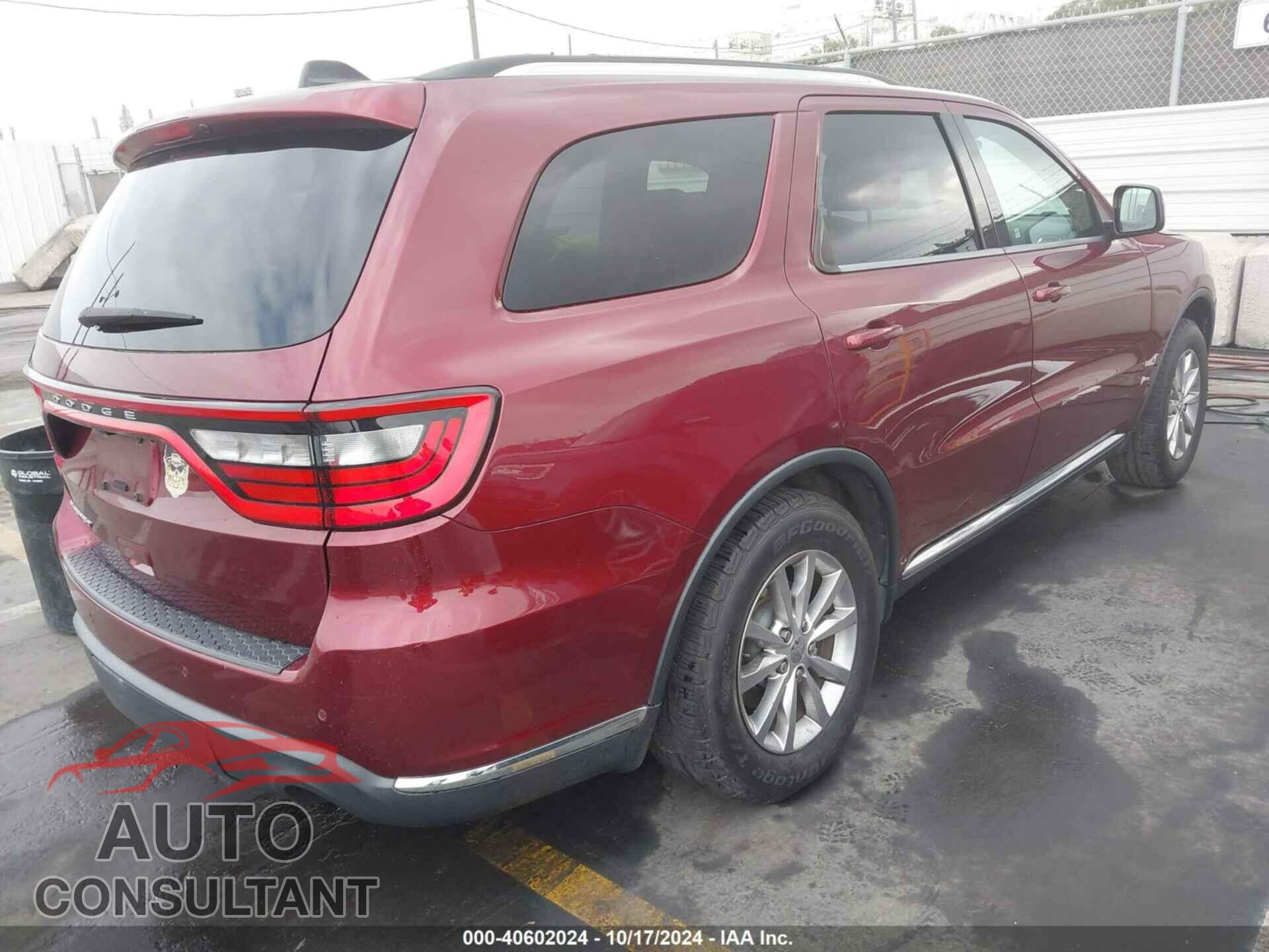 DODGE DURANGO 2017 - 1C4RDHAG4HC610984