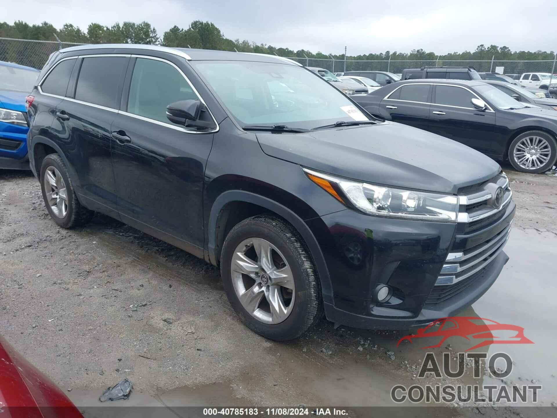 TOYOTA HIGHLANDER 2018 - 5TDYZRFH8JS248019