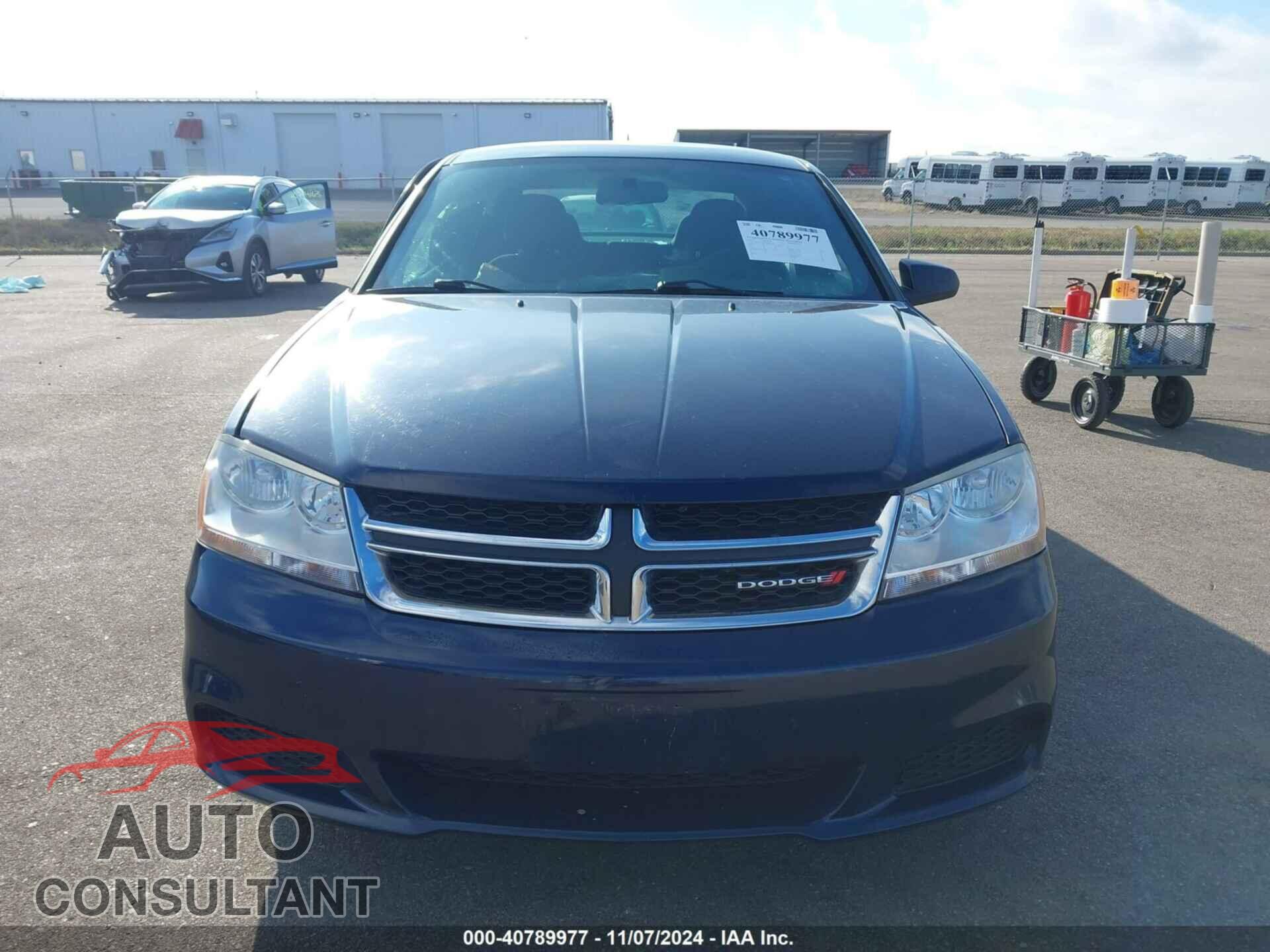 DODGE AVENGER 2013 - 1C3CDZAB4DN623060