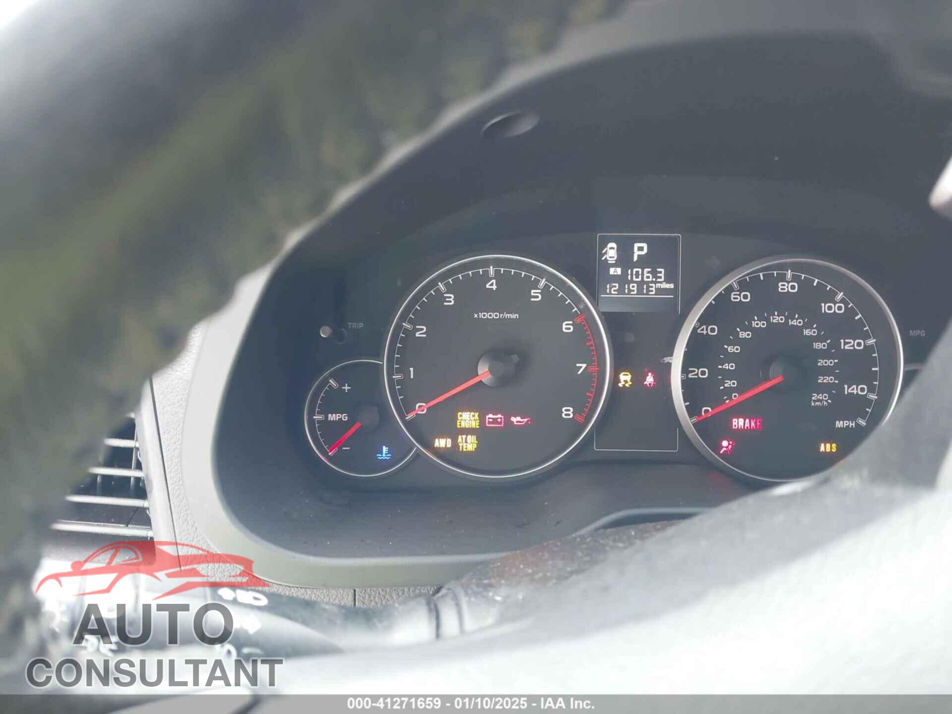 SUBARU OUTBACK 2014 - 4S4BRCCC4E3309171