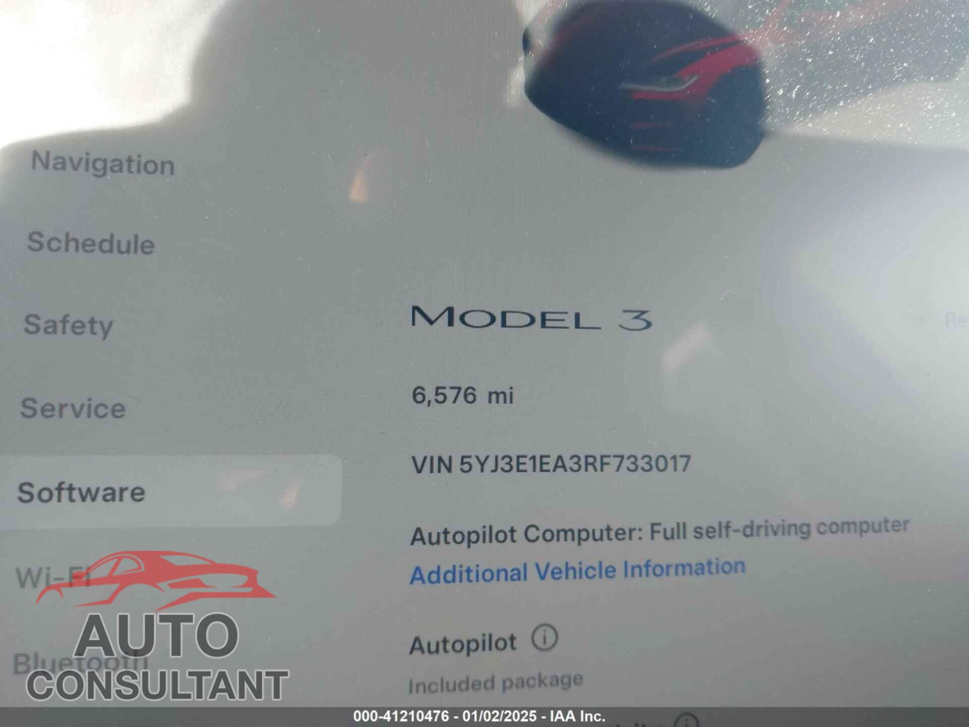 TESLA MODEL 3 2024 - 5YJ3E1EA3RF733017