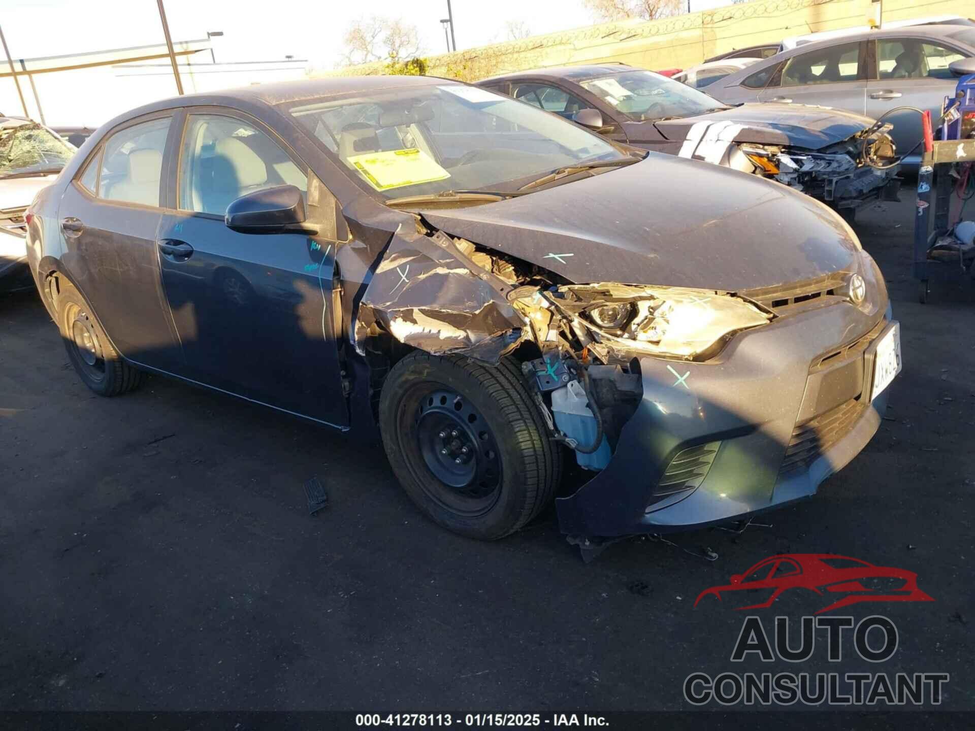 TOYOTA COROLLA 2015 - 5YFBURHE3FP243527