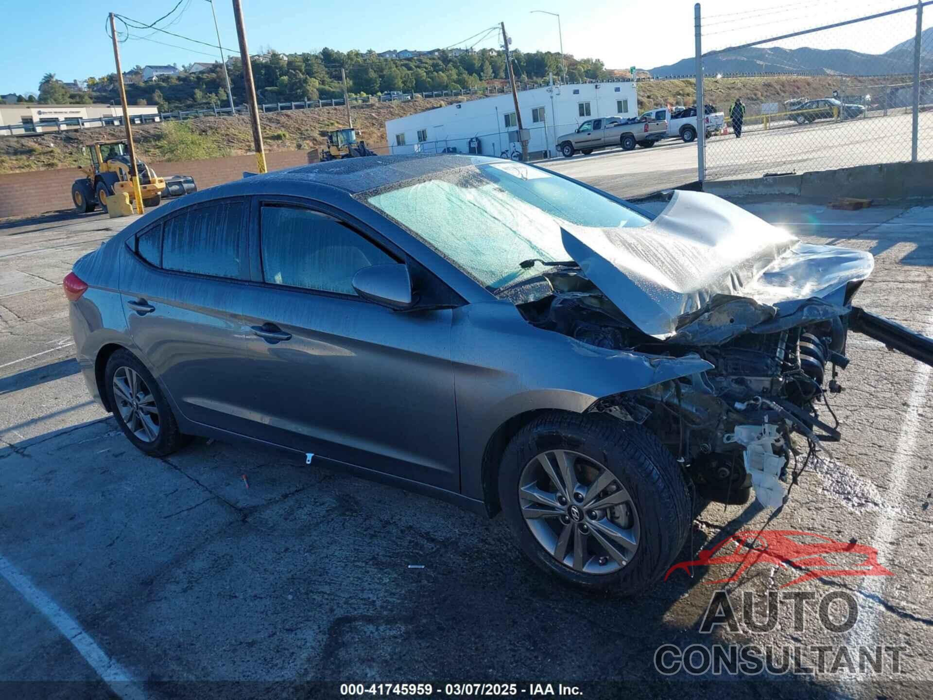 HYUNDAI ELANTRA 2018 - 5NPD84LF3JH396740