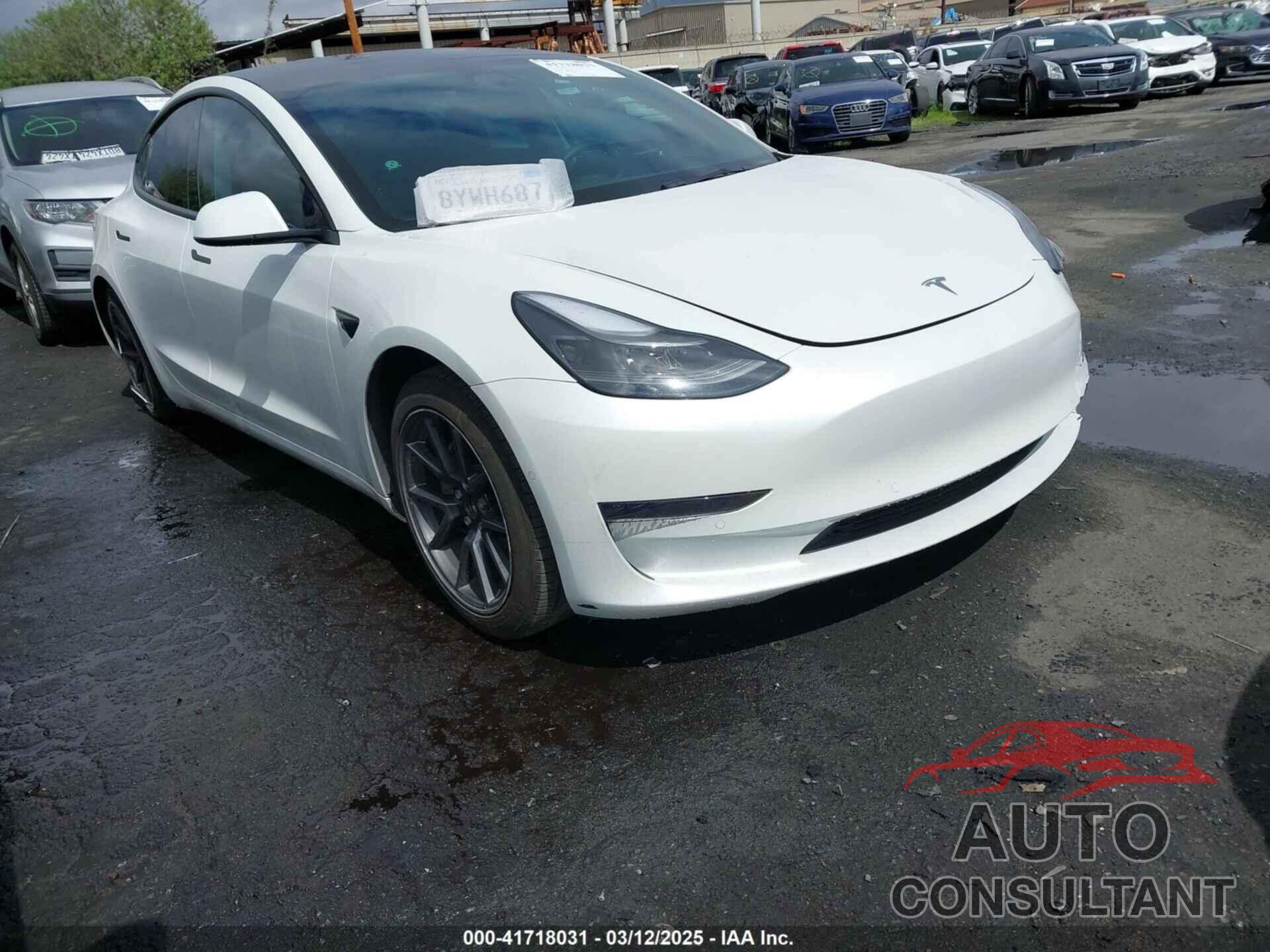 TESLA MODEL 3 2021 - 5YJ3E1EA8MF087580