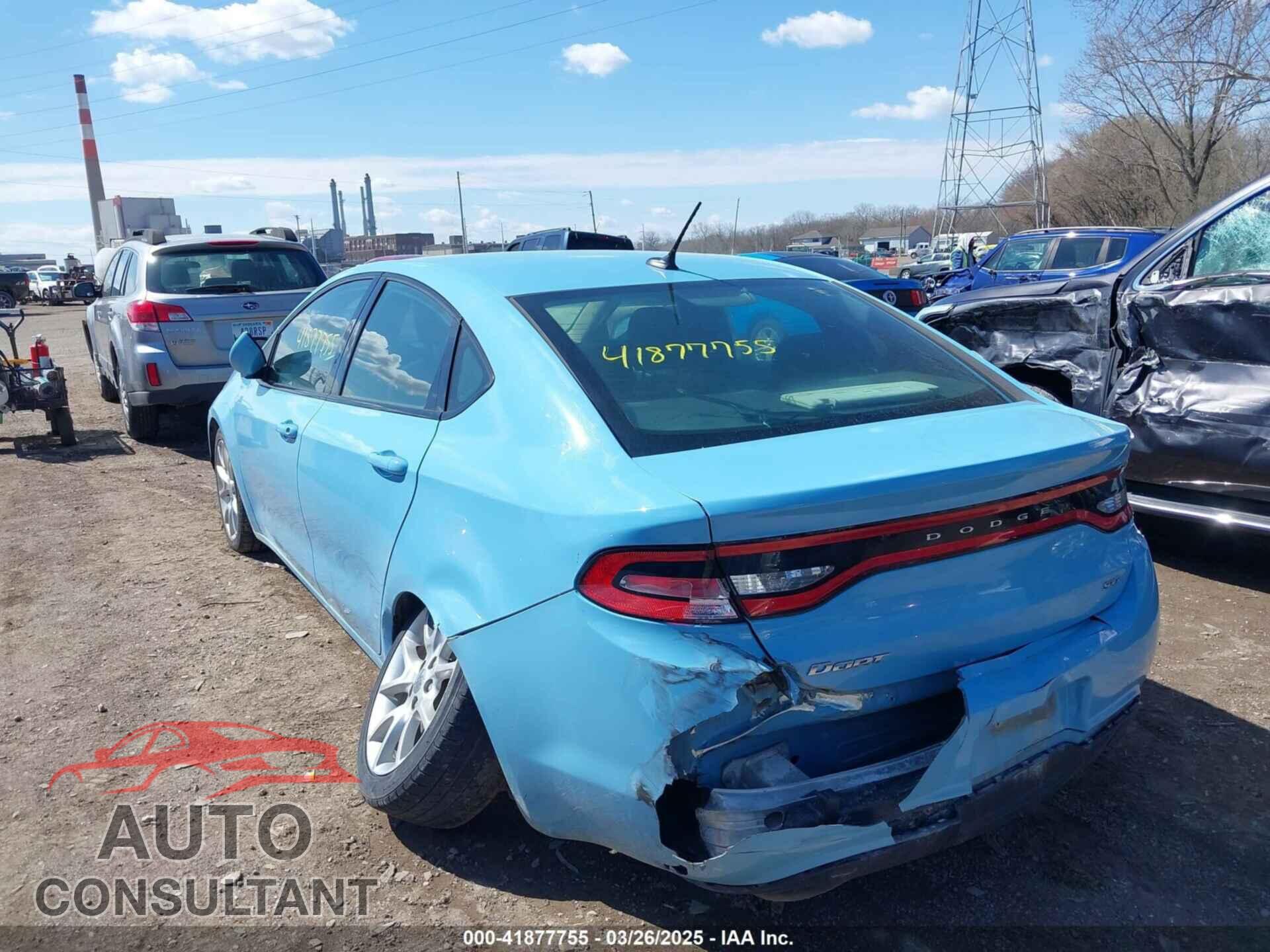 DODGE DART 2013 - 1C3CDFBA3DD290053