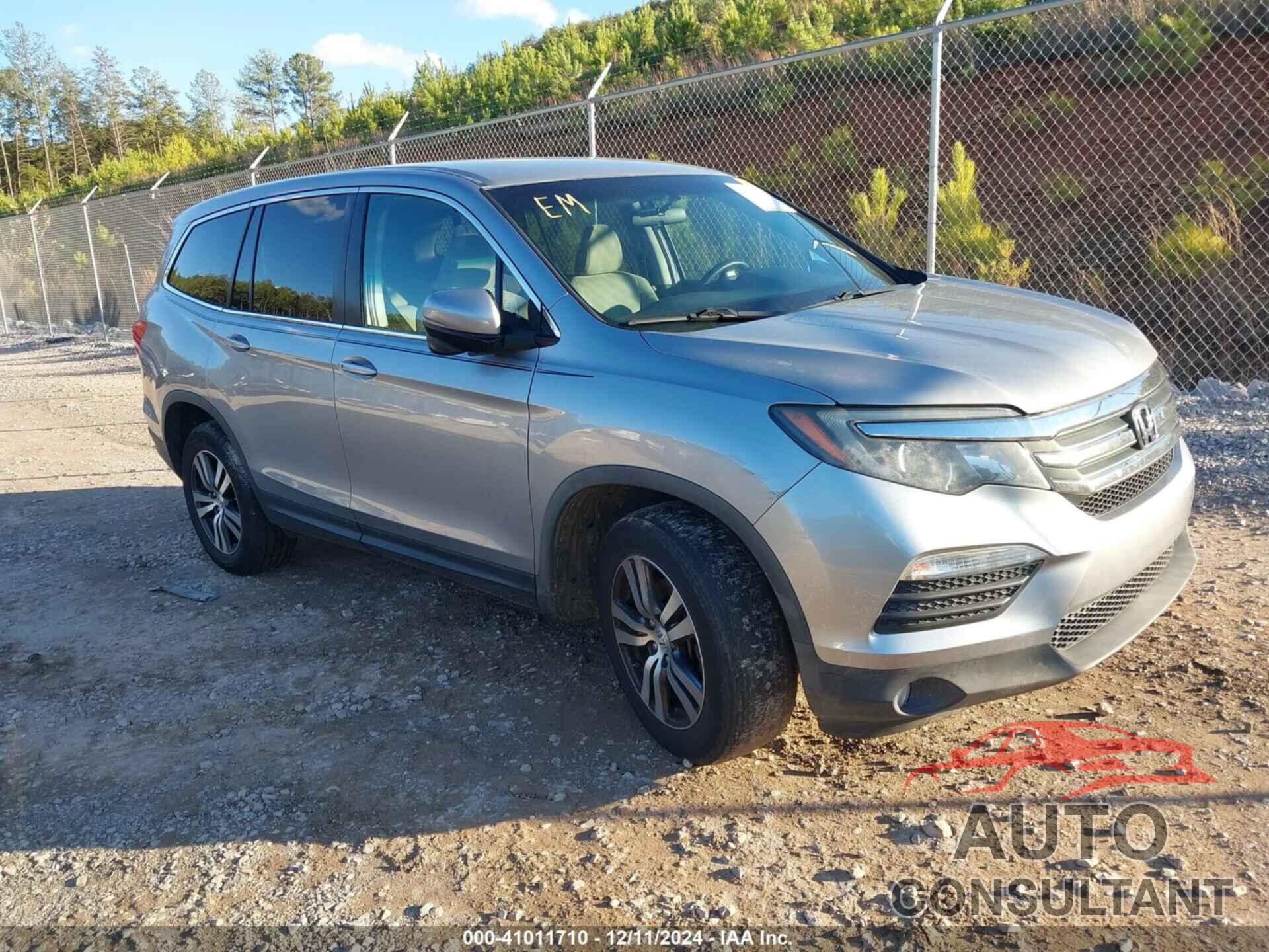 HONDA PILOT 2017 - 5FNYF5H34HB039930