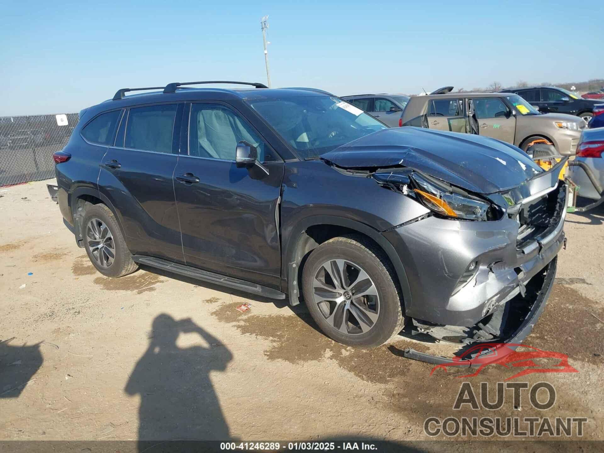 TOYOTA HIGHLANDER 2021 - 5TDGZRBH7MS540086