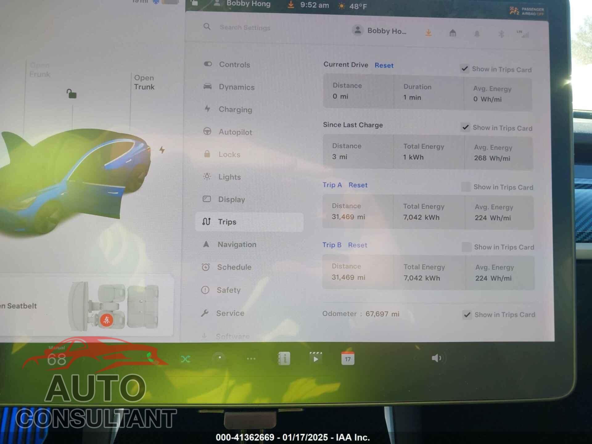TESLA MODEL 3 2019 - 5YJ3E1EA6KF427211