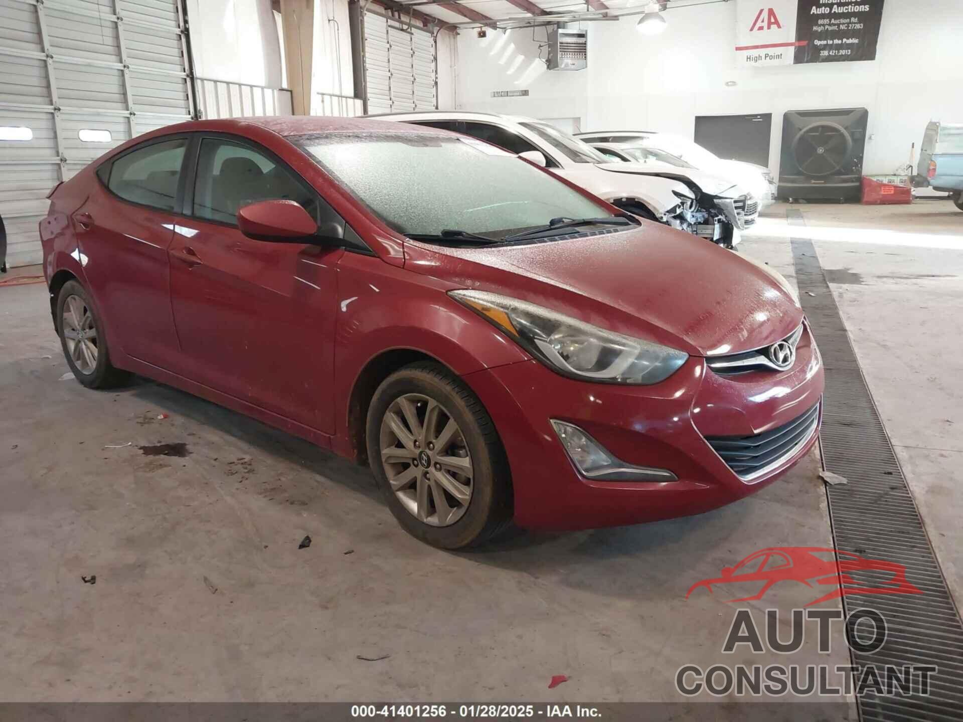 HYUNDAI ELANTRA 2014 - KMHDH4AE9EU173913