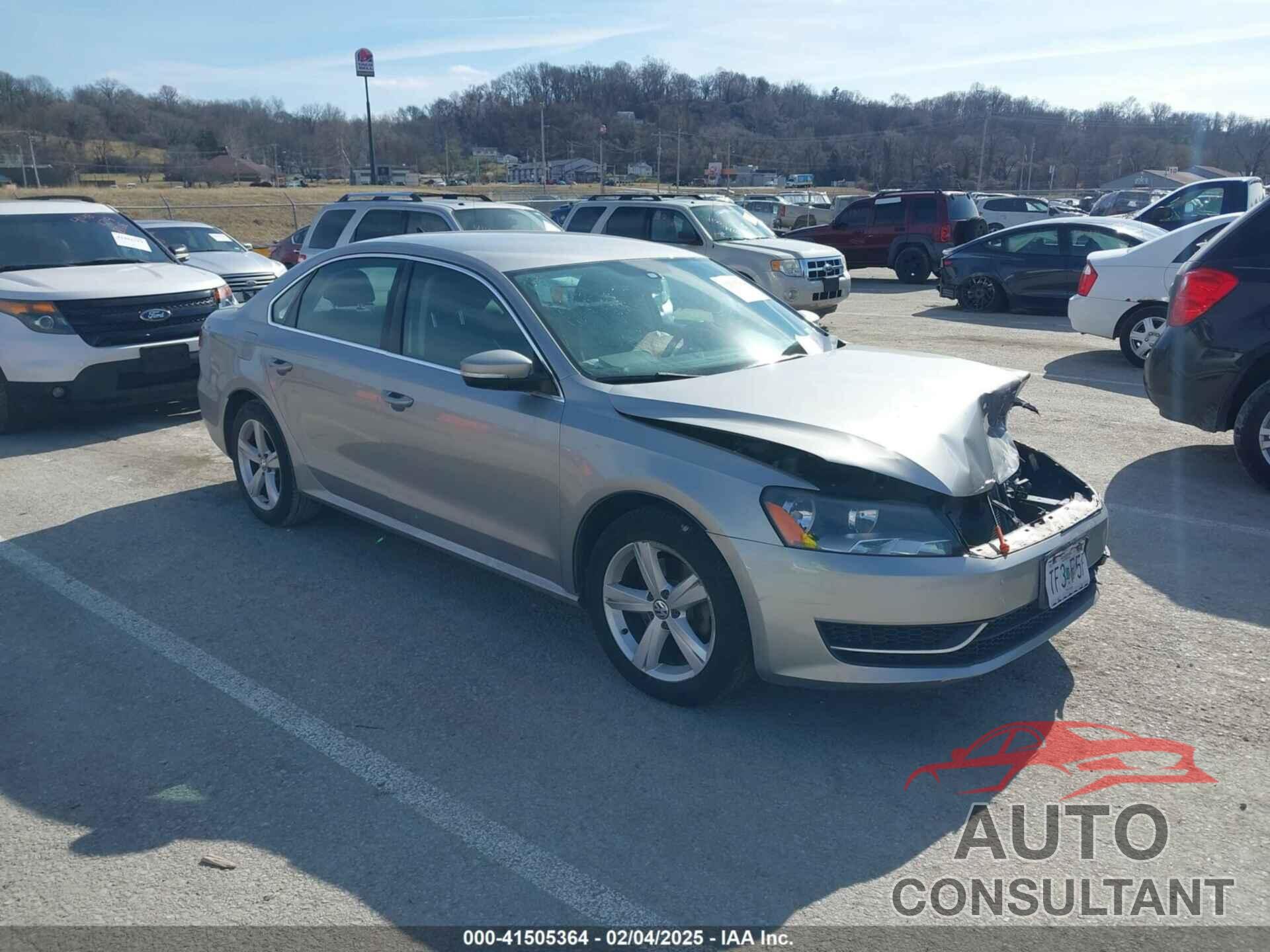 VOLKSWAGEN PASSAT 2013 - 1VWBP7A3XDC049293