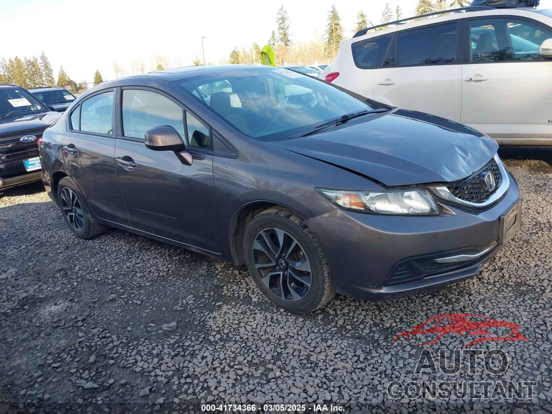 HONDA CIVIC 2013 - 19XFB2F84DE233776