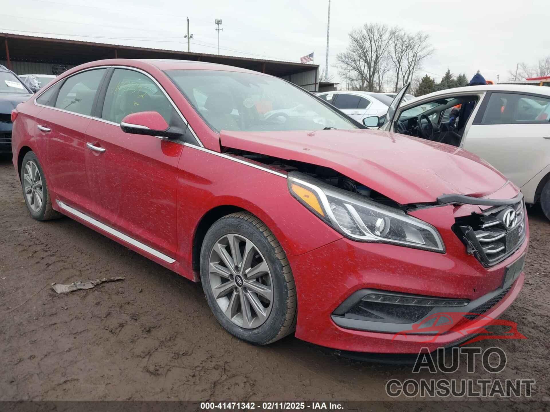 HYUNDAI SONATA 2017 - 5NPE34AFXHH456464