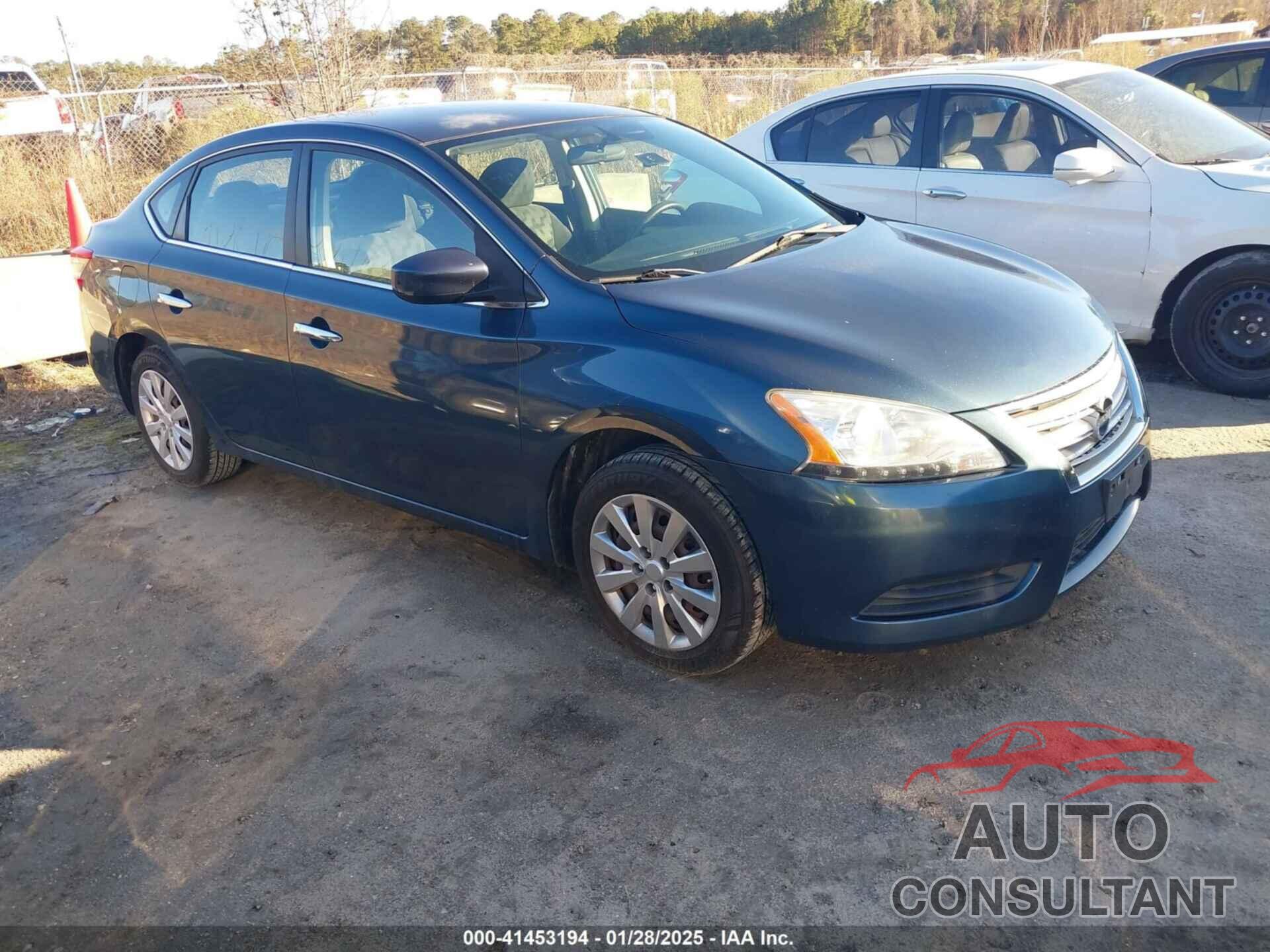 NISSAN SENTRA 2013 - 1N4AB7AP3DN904068